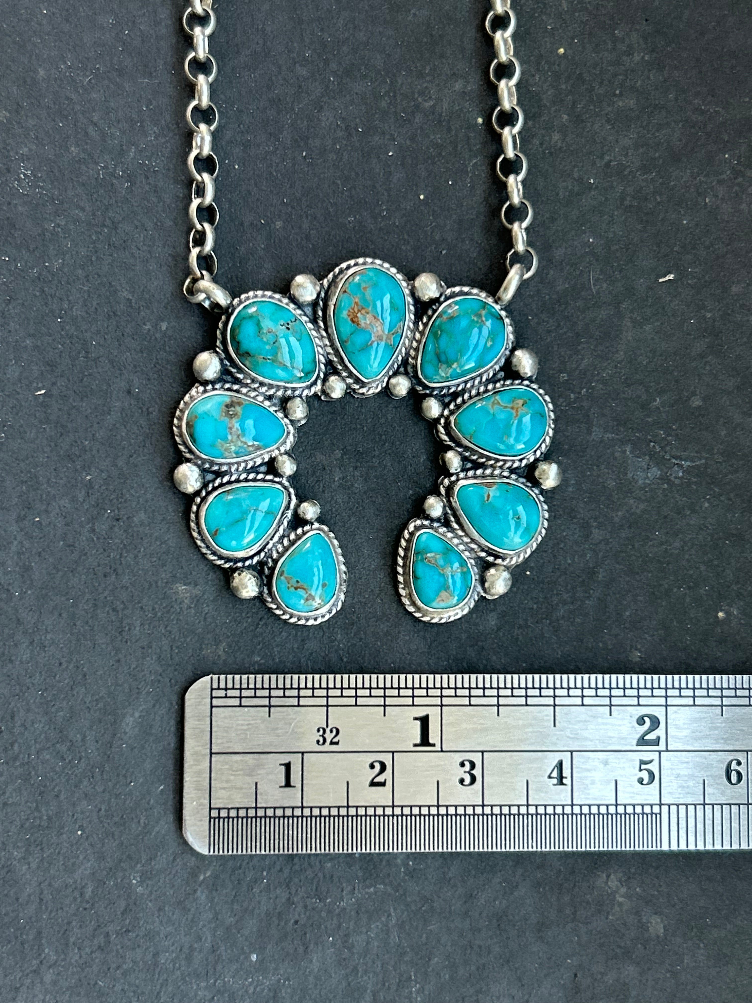 Item #14 Lone Mountain Mini Naja Necklace