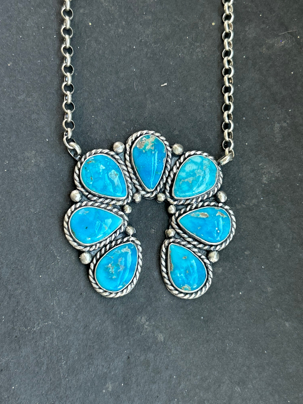 Item #16 Bluebird Naja Necklace