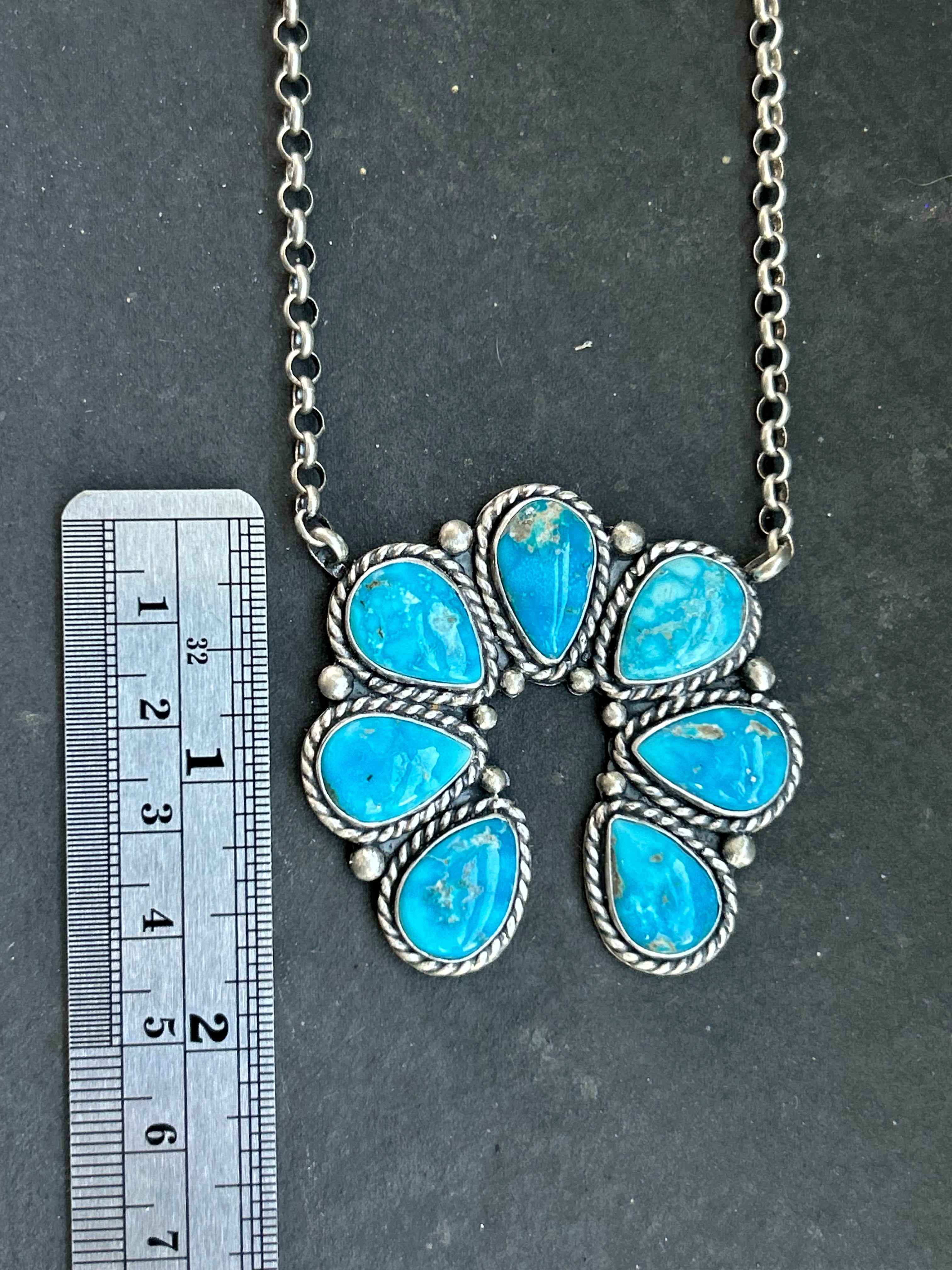 Item #16 Bluebird Naja Necklace