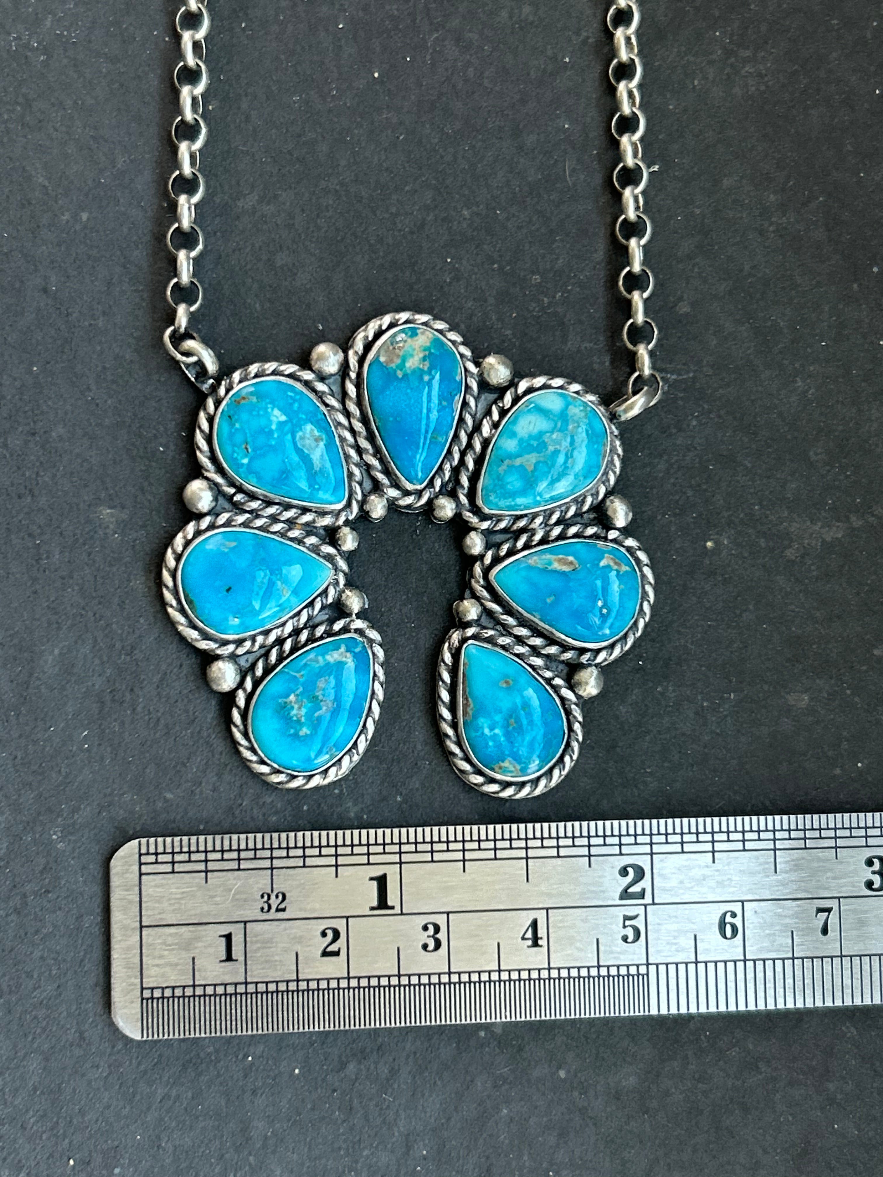 Item #16 Bluebird Naja Necklace