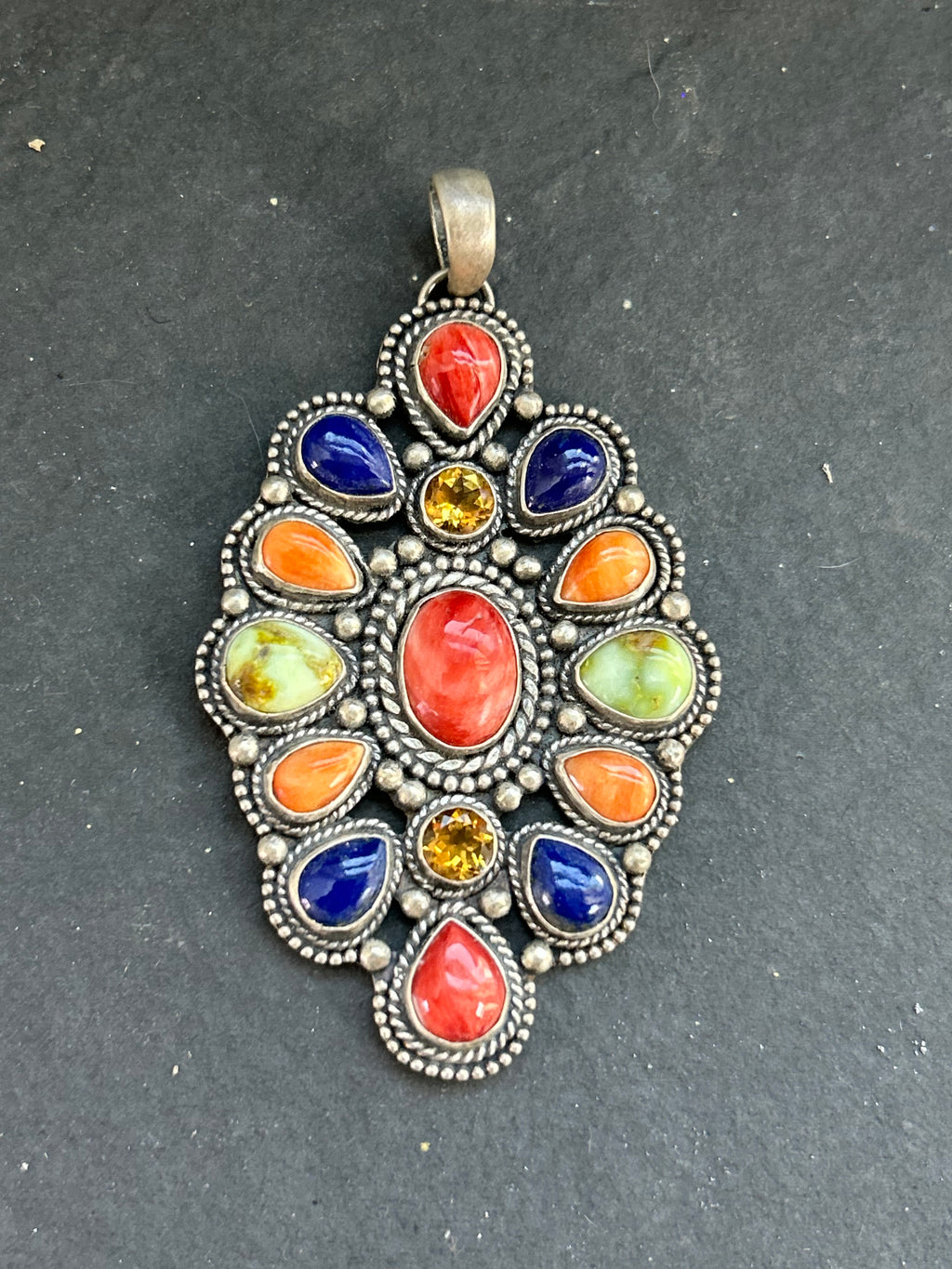 Item #12 Fall Y'all Cluster Pendant w/#1 Hallmark