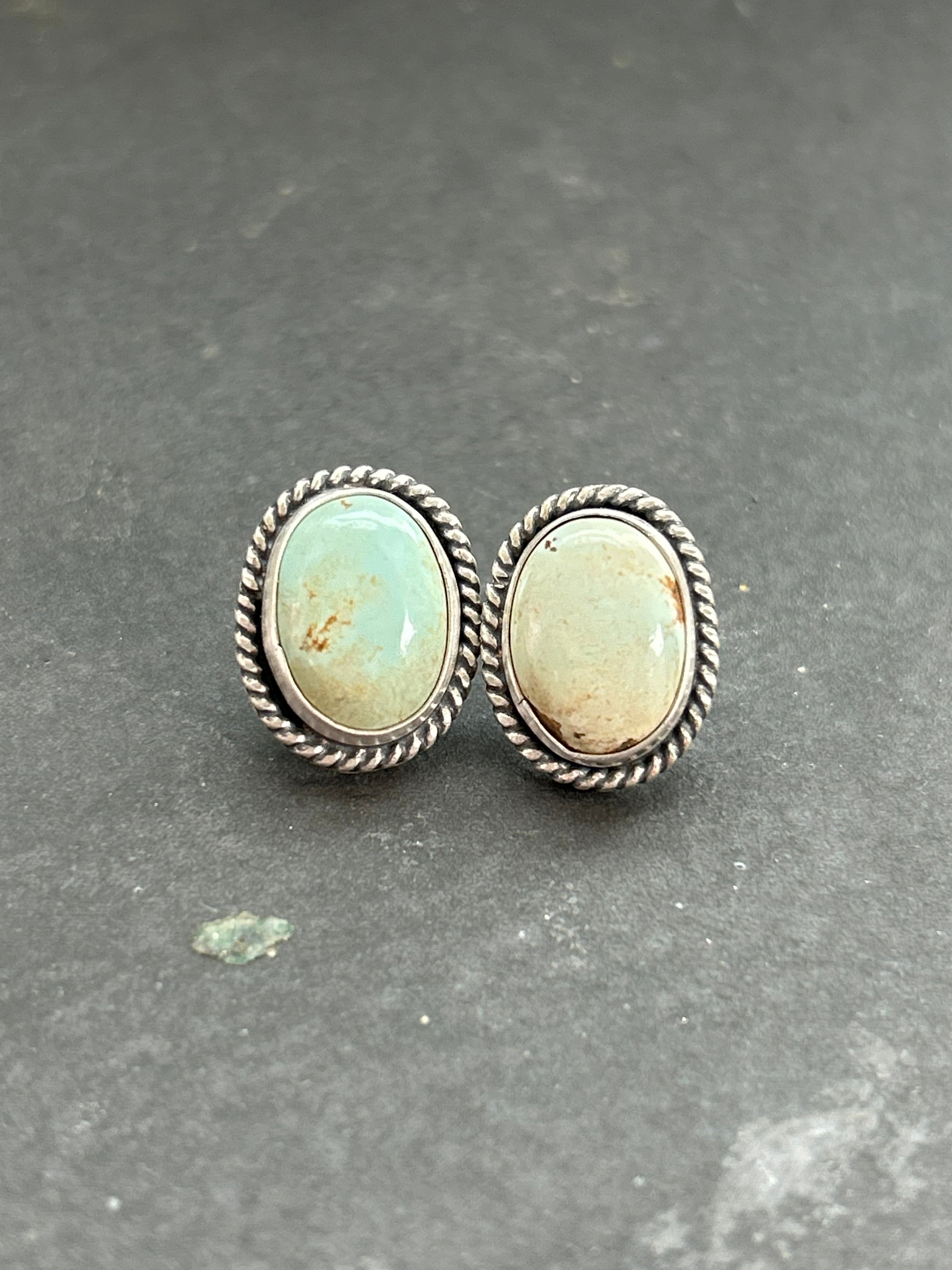 Dry Creek Turquoise Stud Earrings Style #1