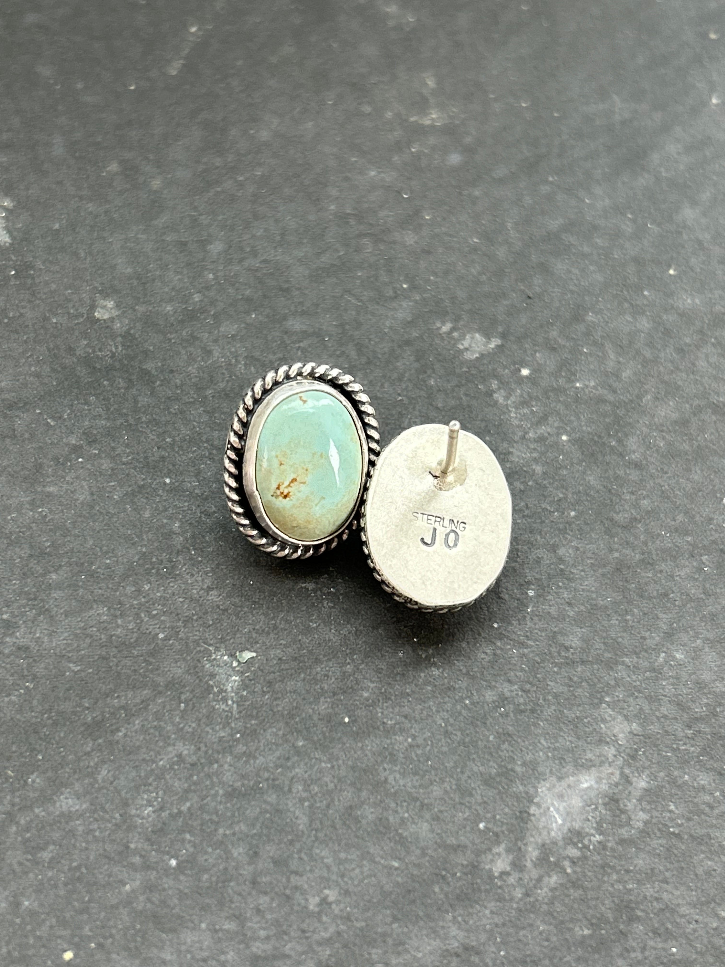 Dry Creek Turquoise Stud Earrings Style #1