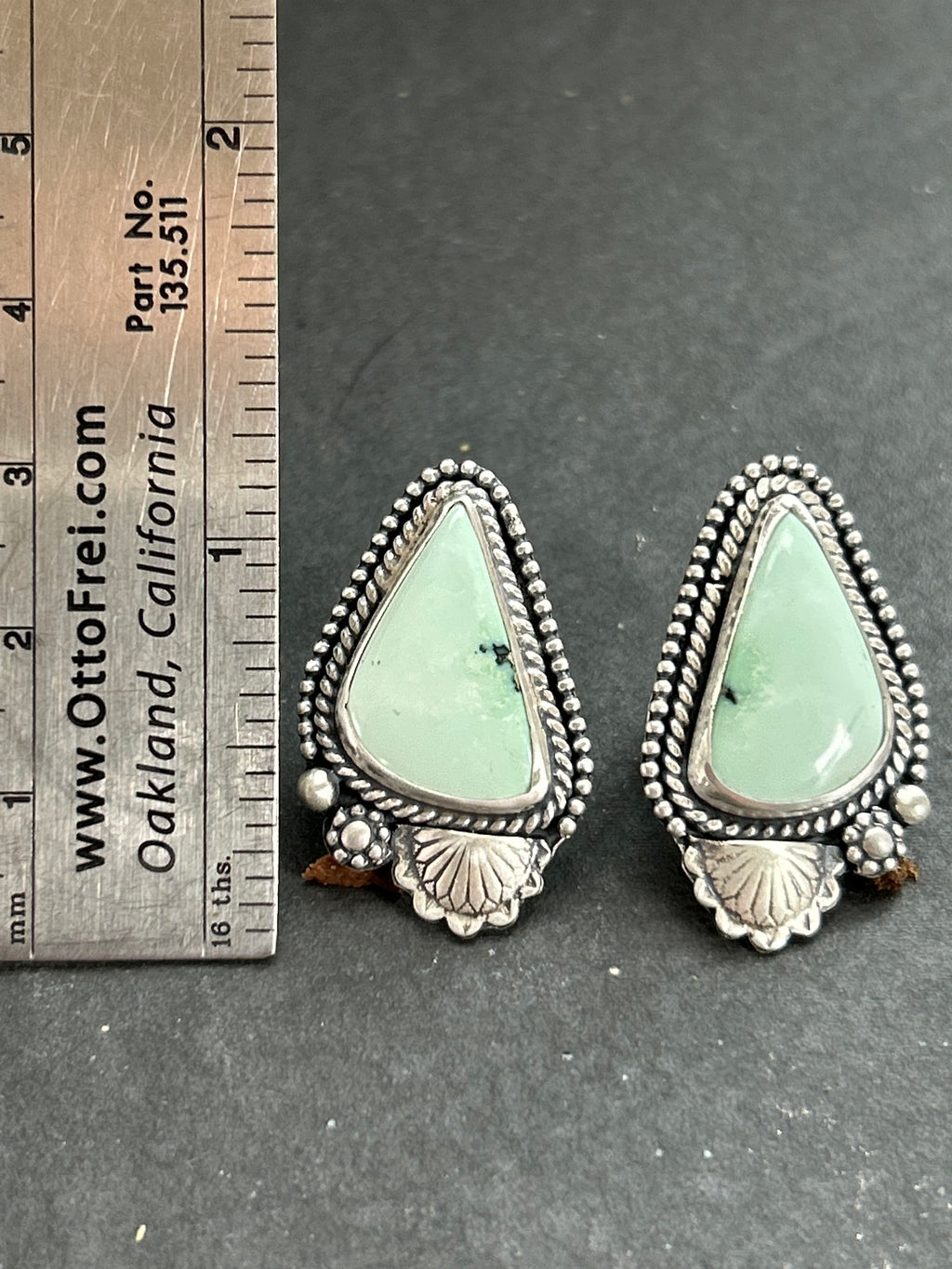Angel Wing Variscite Earrings Style #4