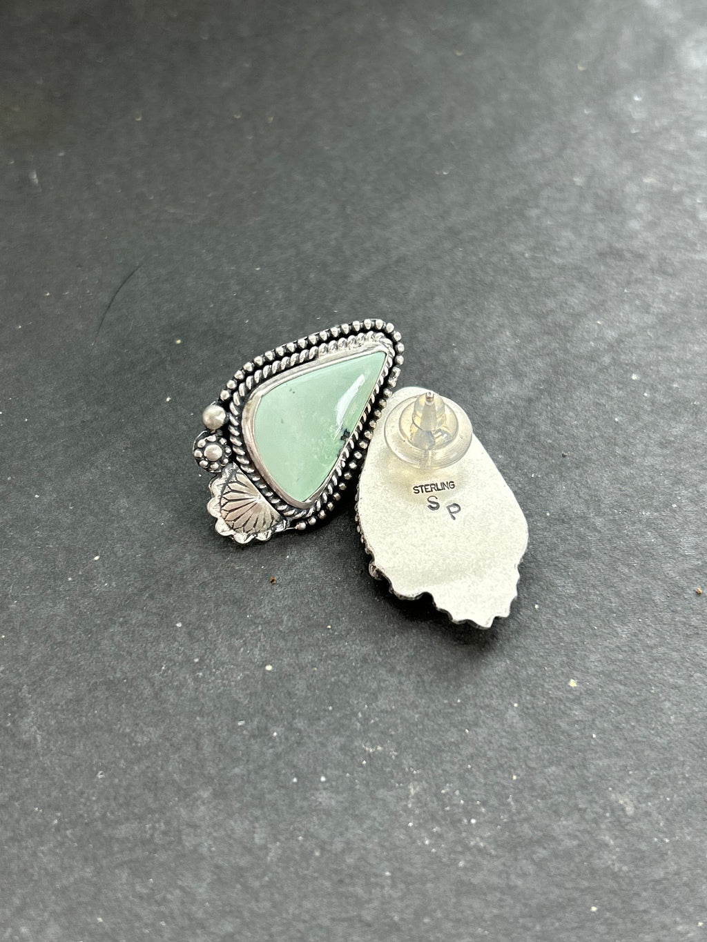 Angel Wing Variscite Earrings Style #4