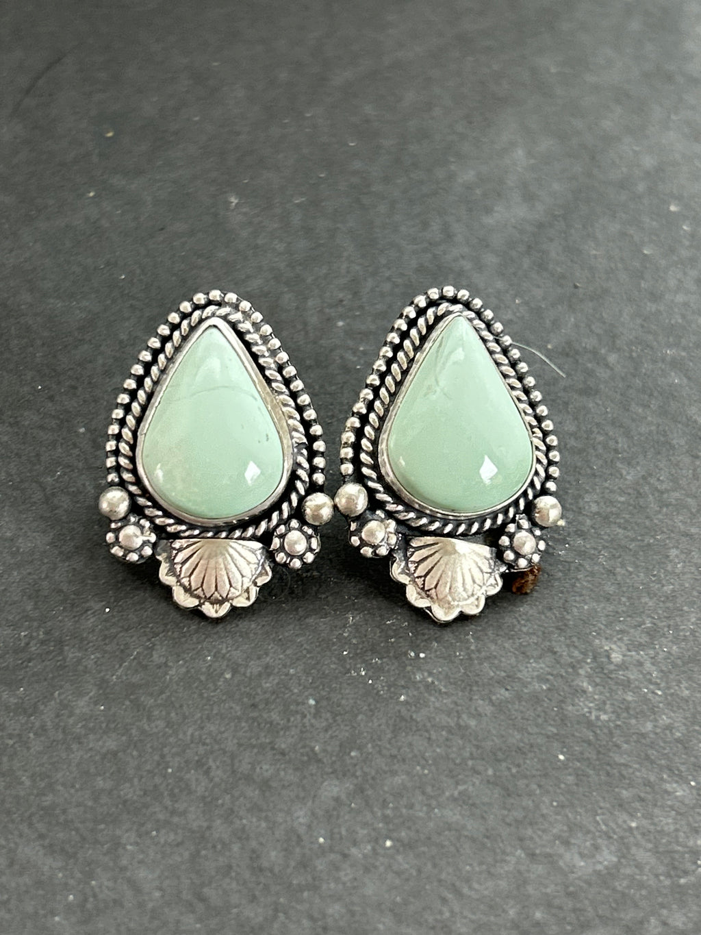 Angel Wing Variscite Earrings Style #2