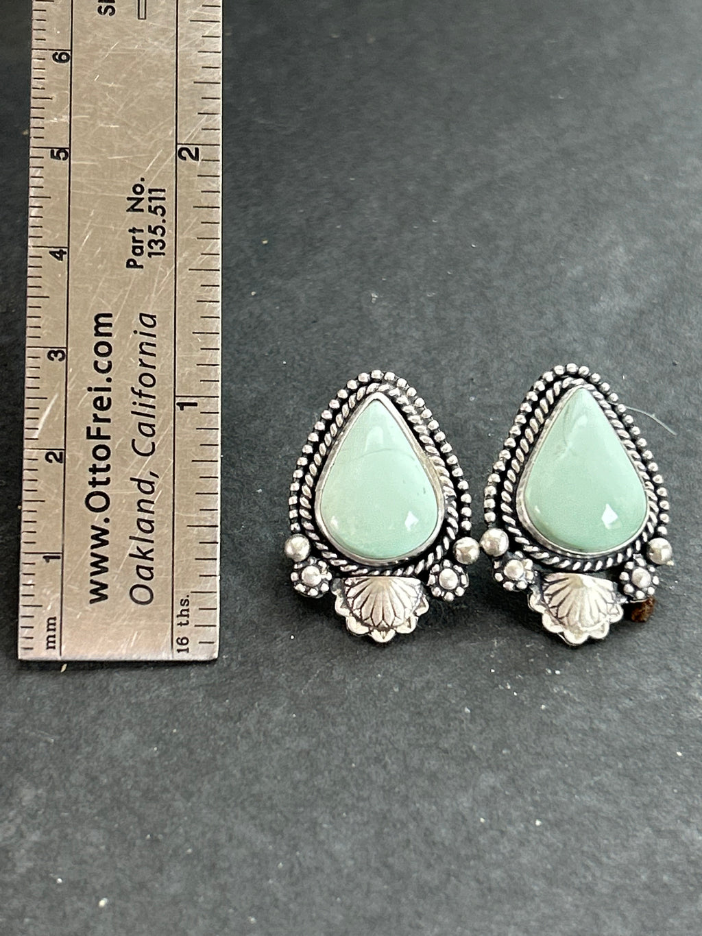 Angel Wing Variscite Earrings Style #2