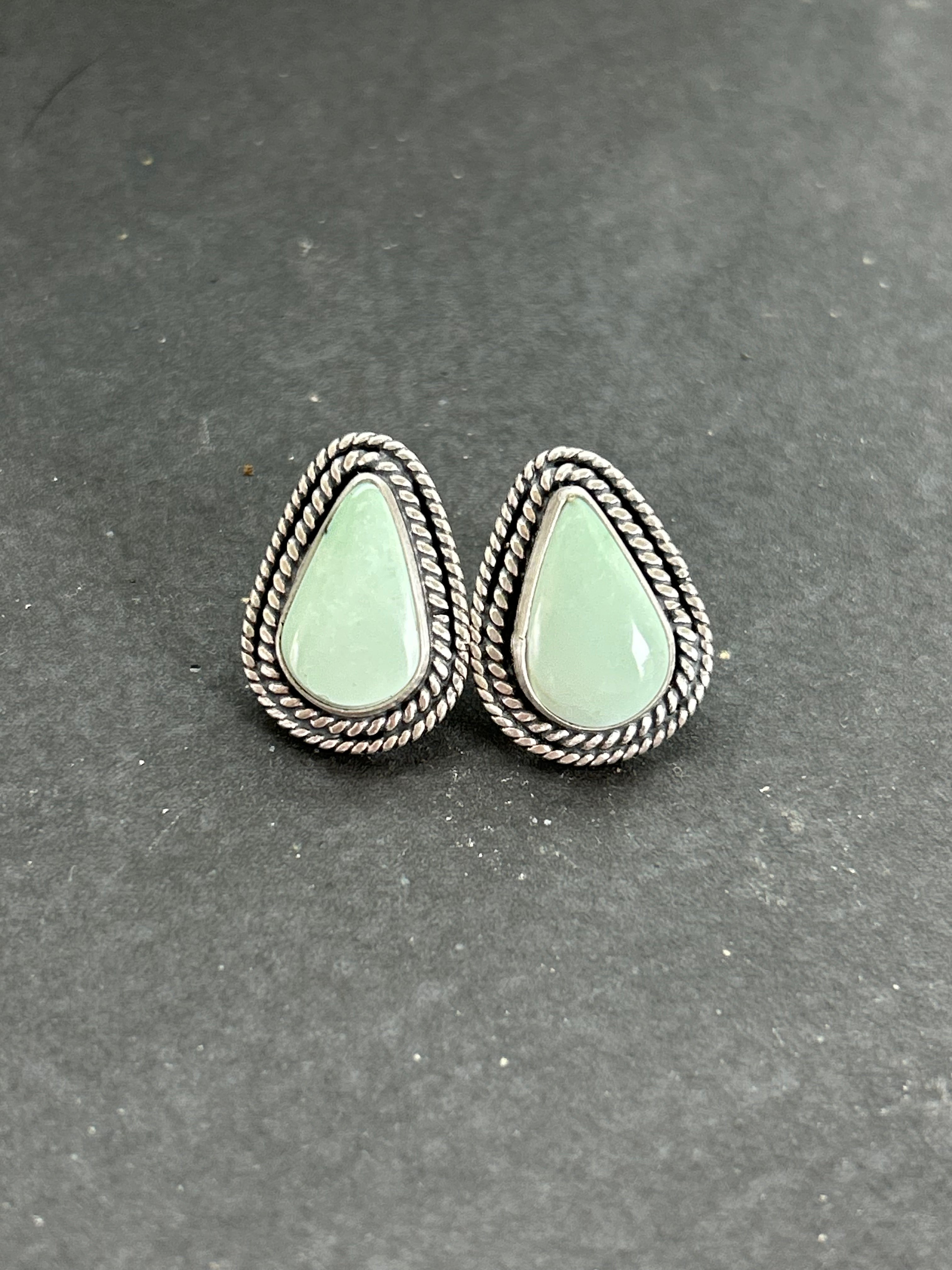 Angel Wing Variscite Earrings Style #1