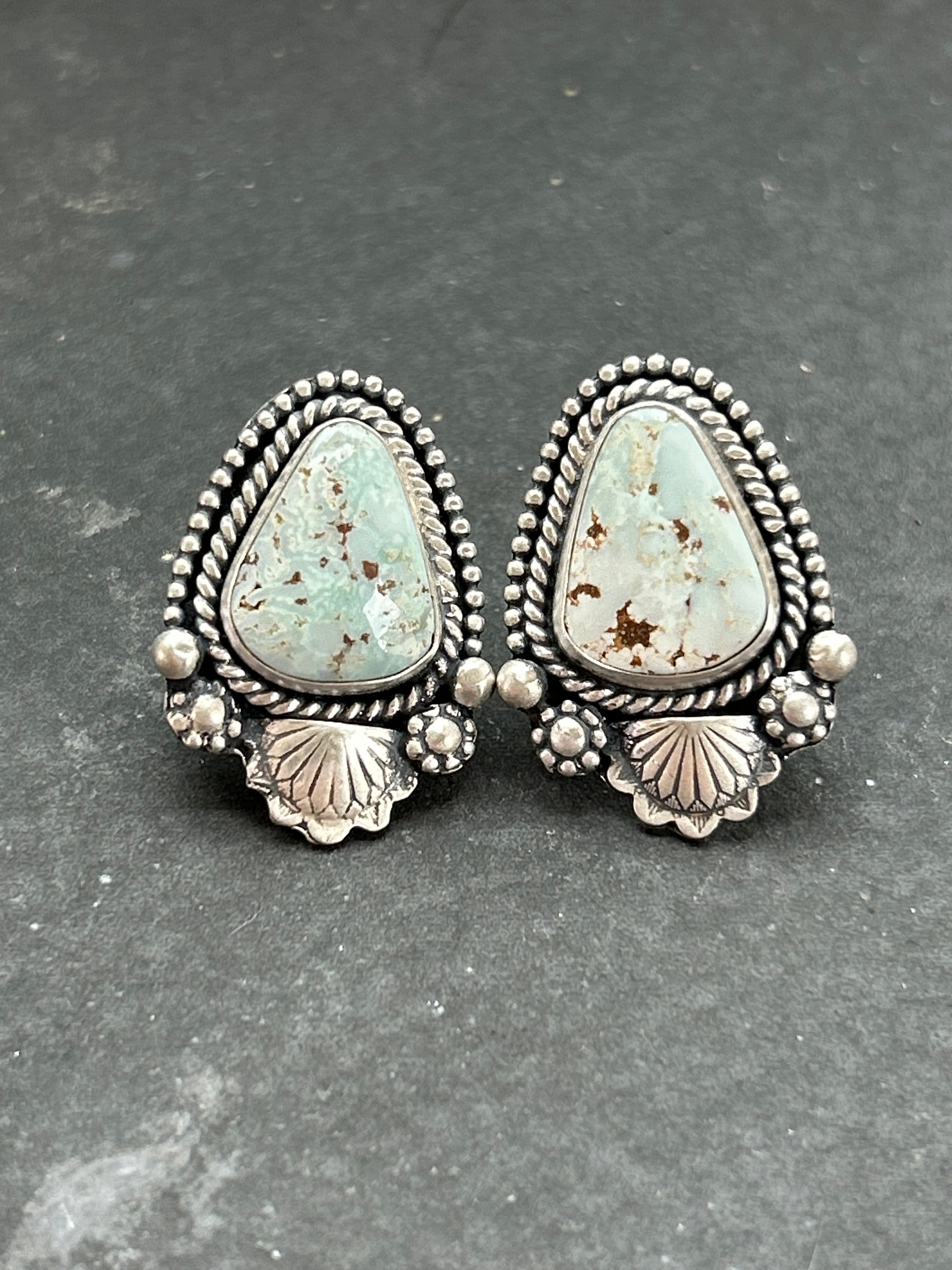 Dry Creek Turquoise Earrings Style #5
