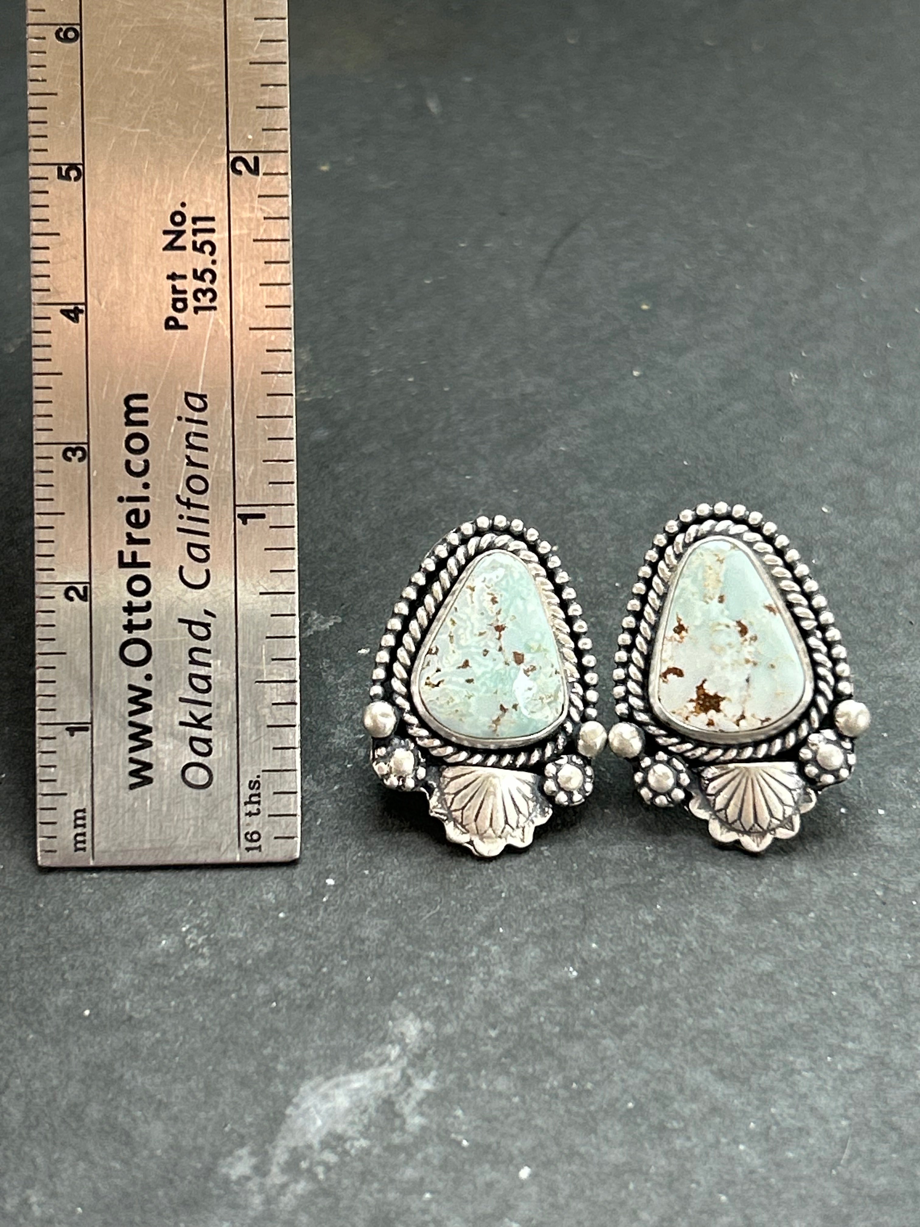 Dry Creek Turquoise Earrings Style #5