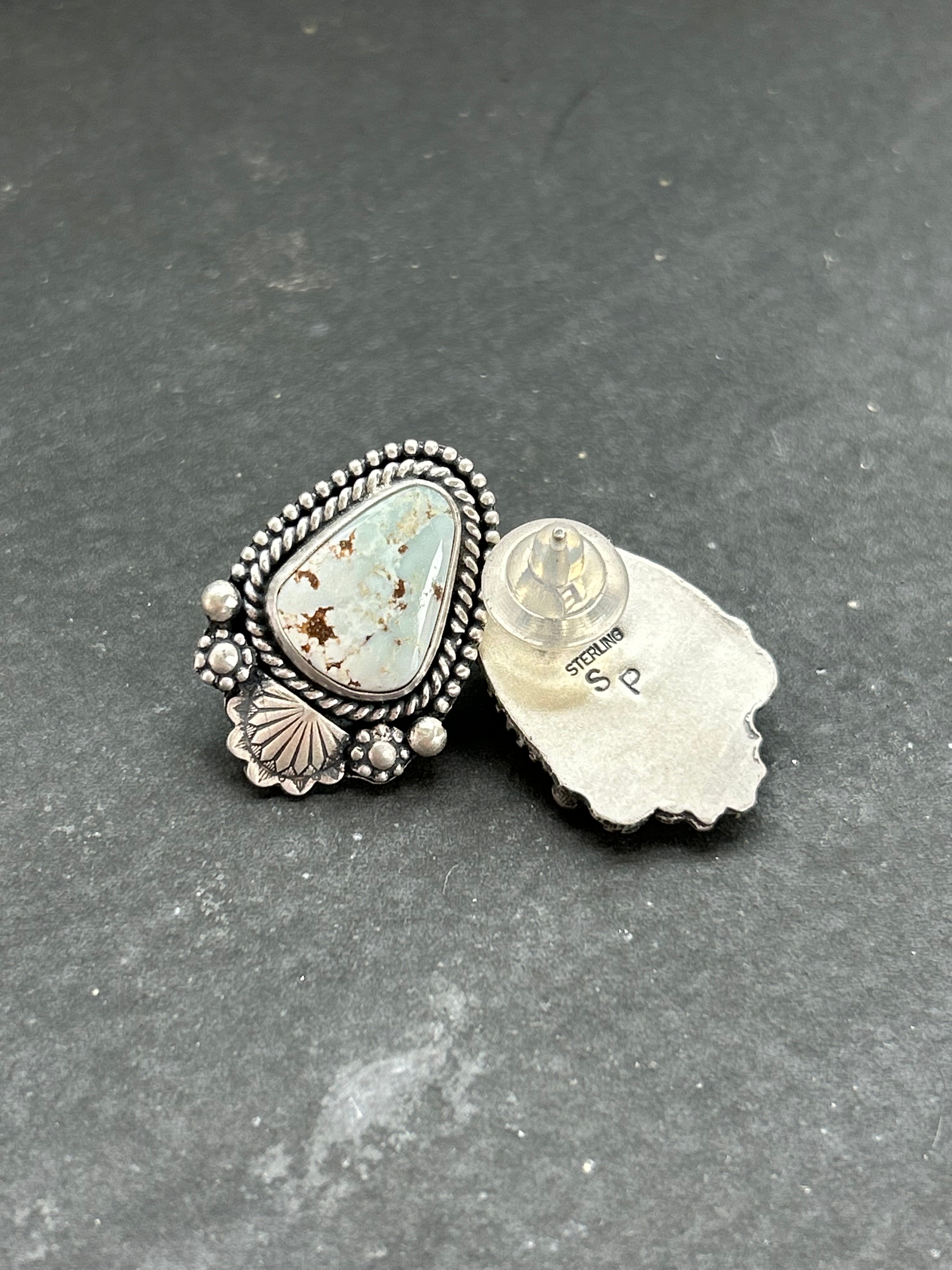 Dry Creek Turquoise Earrings Style #5