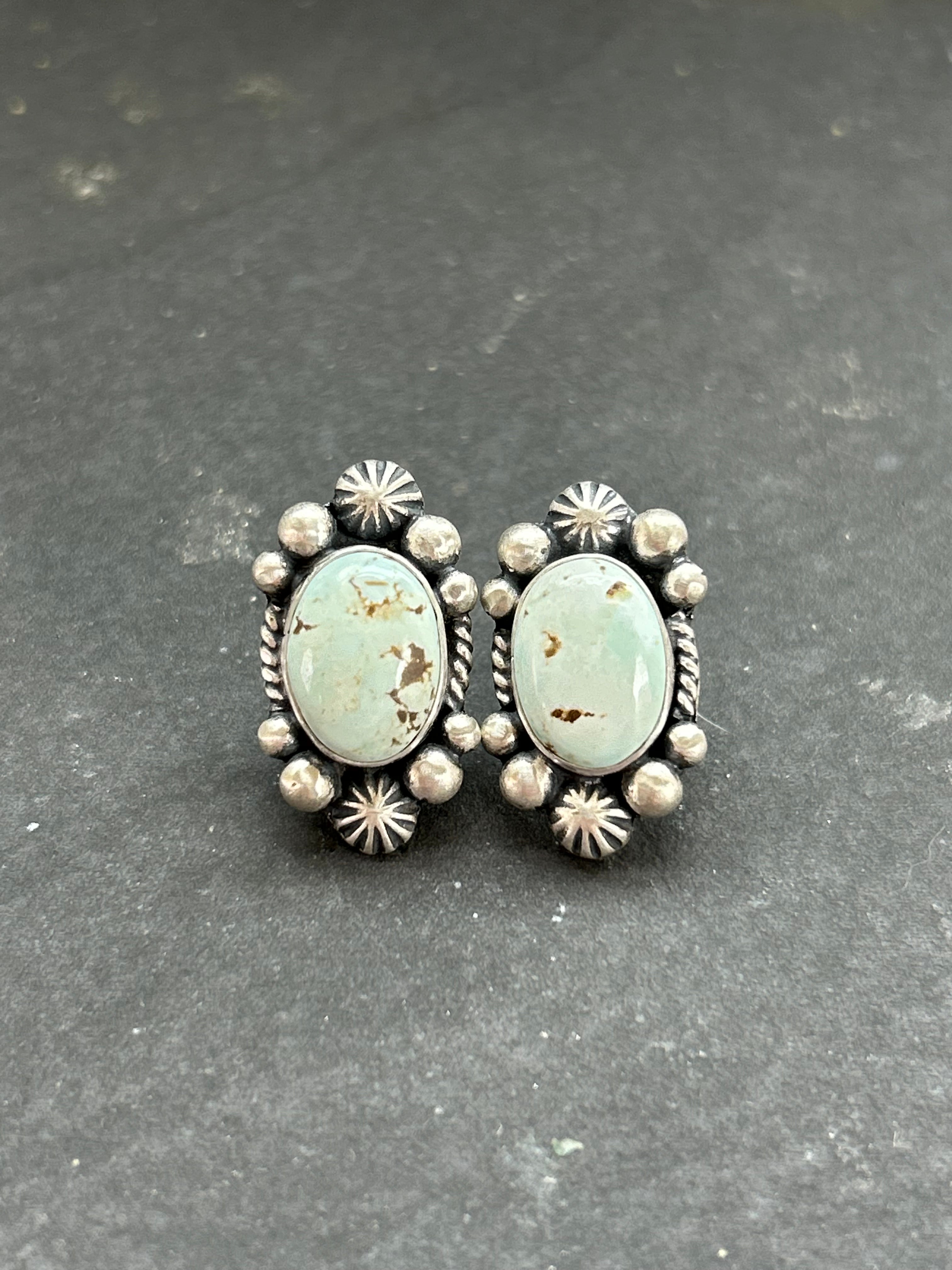 Dry Creek Turquoise Earrings Style #2