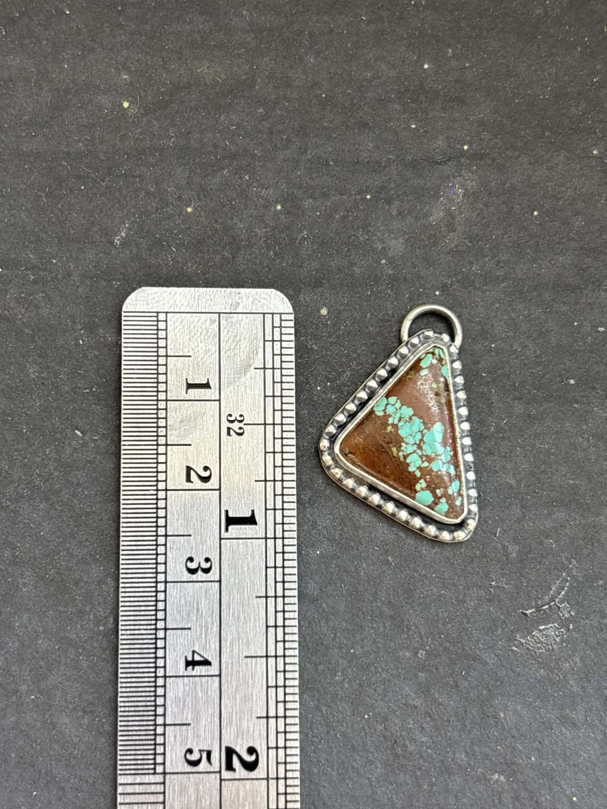 Mine #8 Turquoise Charm