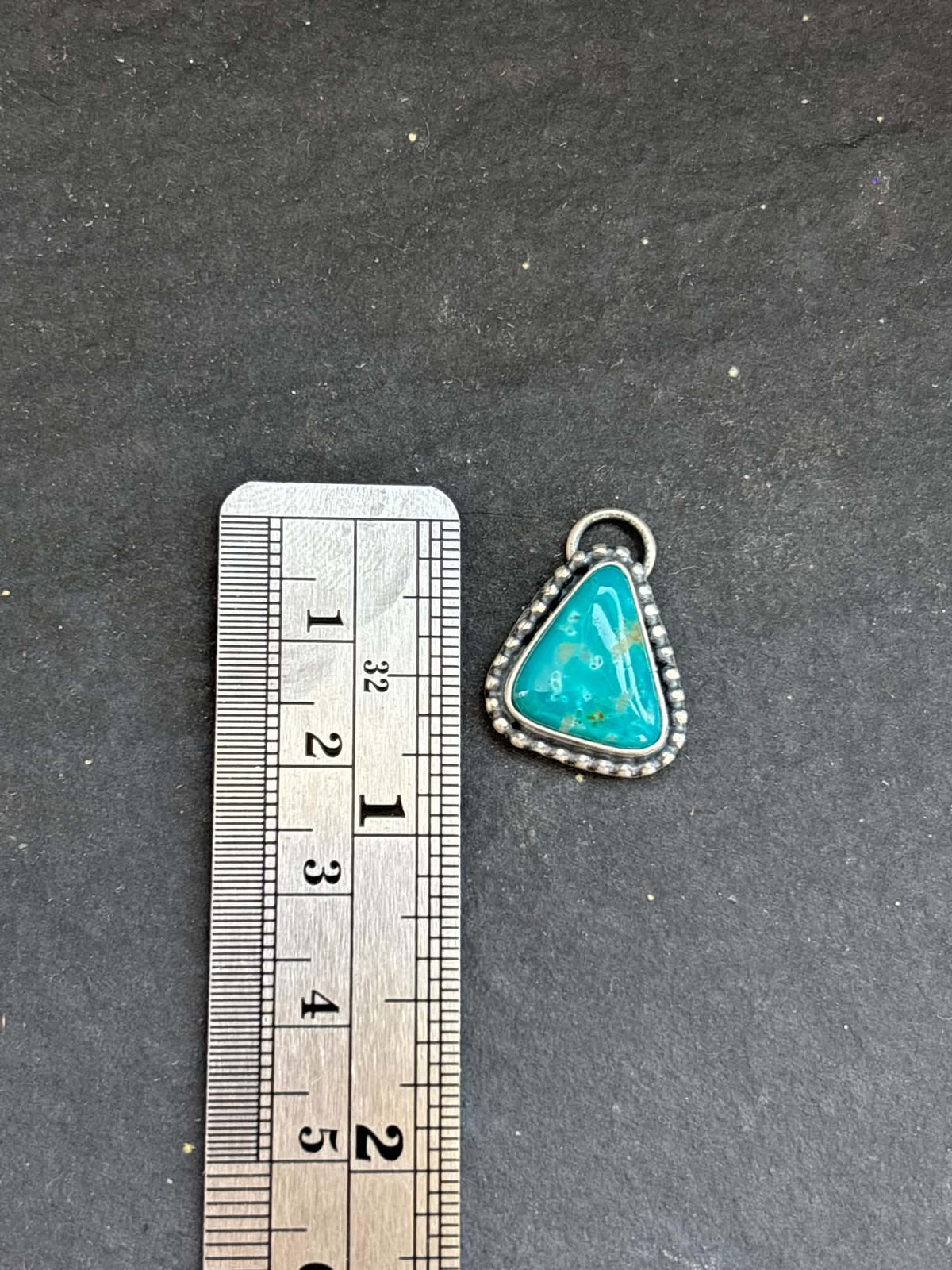 41. Fox Mine Turquoise Charm