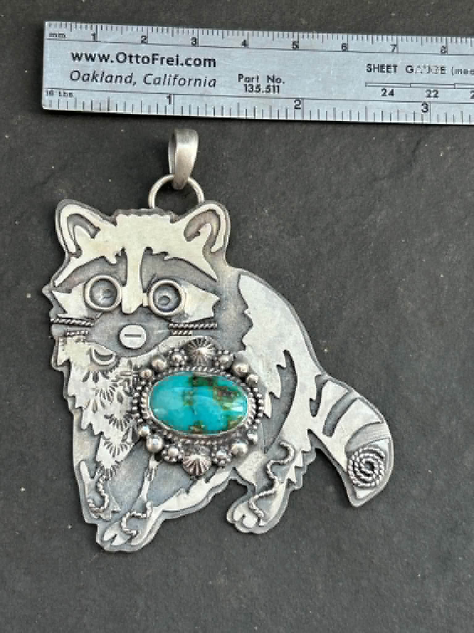 Sonoran Mountain Trashy But Classy Pendant w/#1 Stamp