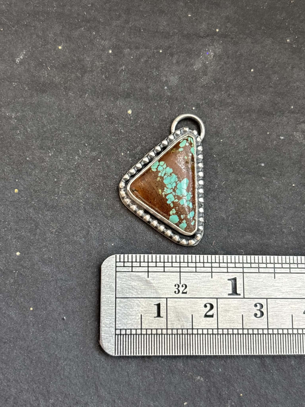 Mine #8 Turquoise Charm