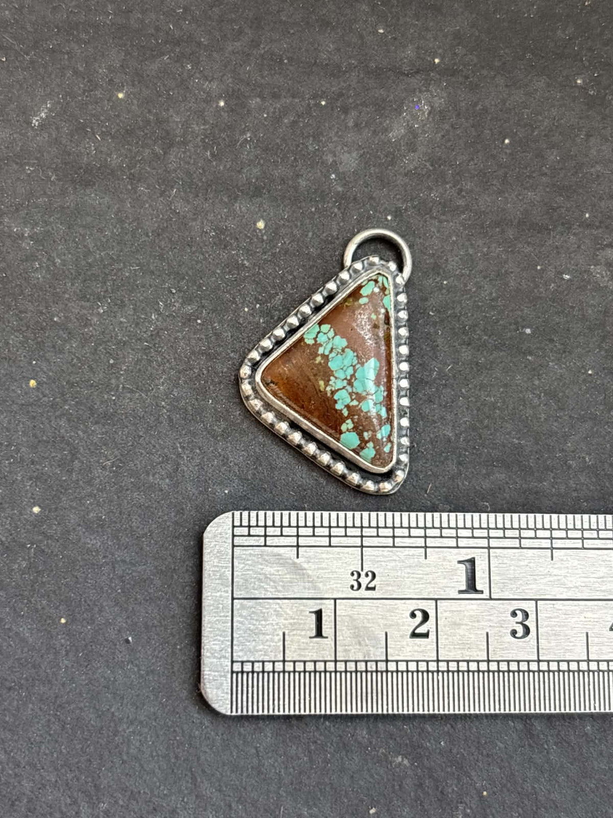 Mine #8 Turquoise Charm
