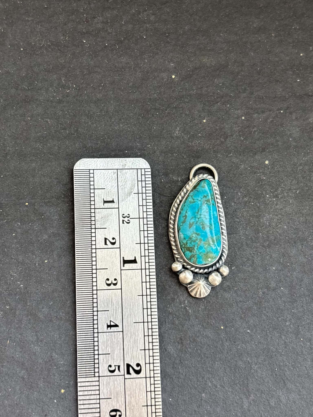 42. Fox Mine Turquoise Charm