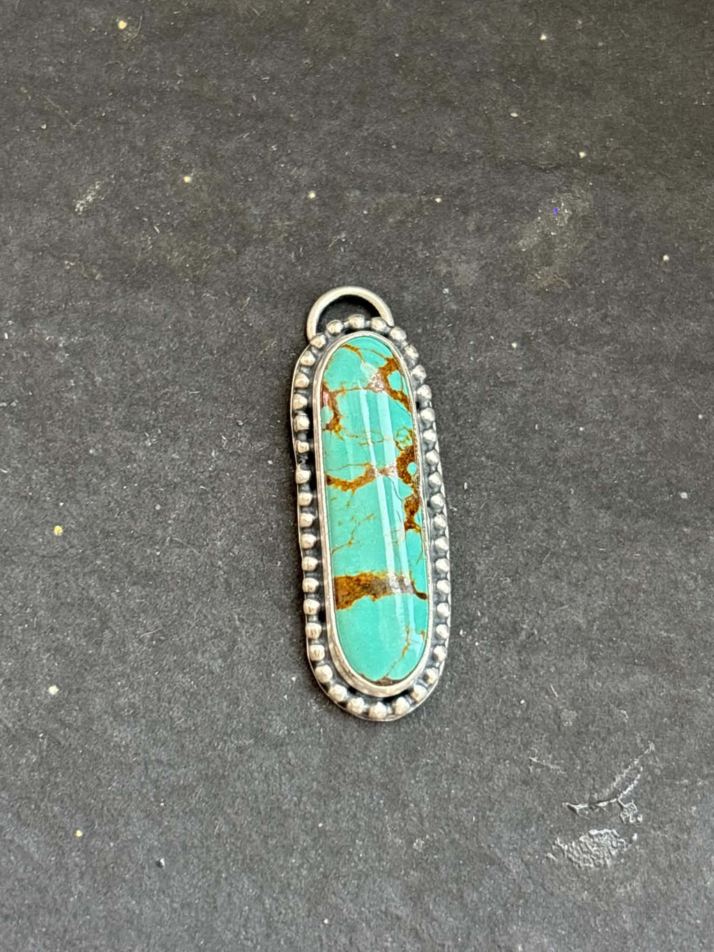 33. Mine #8 Turquoise Charm
