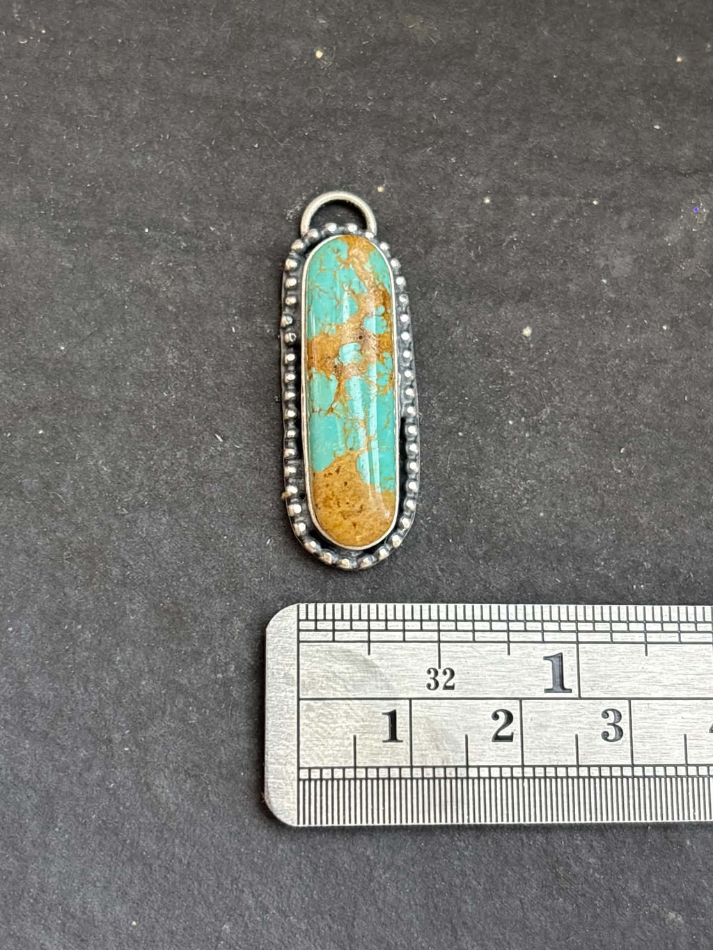 35. Glacier Blue Turquoise Charm