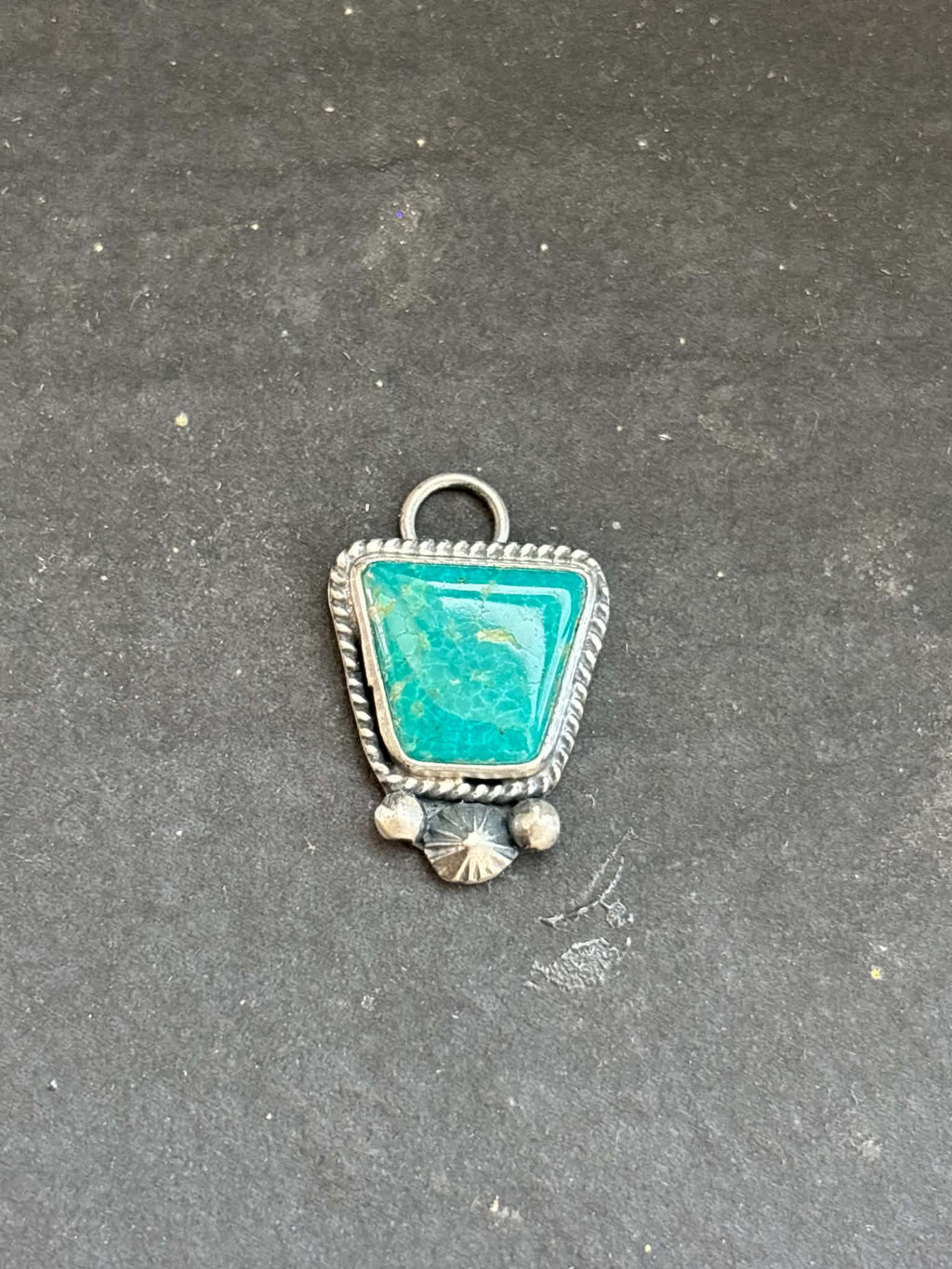 24. Fox Mine Turquoise Charm