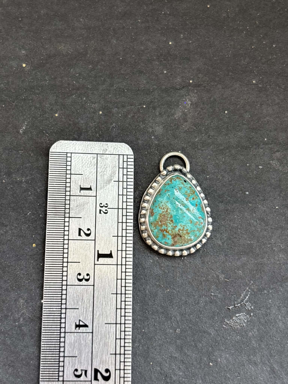 37. Cripple Creek Turquoise Charm