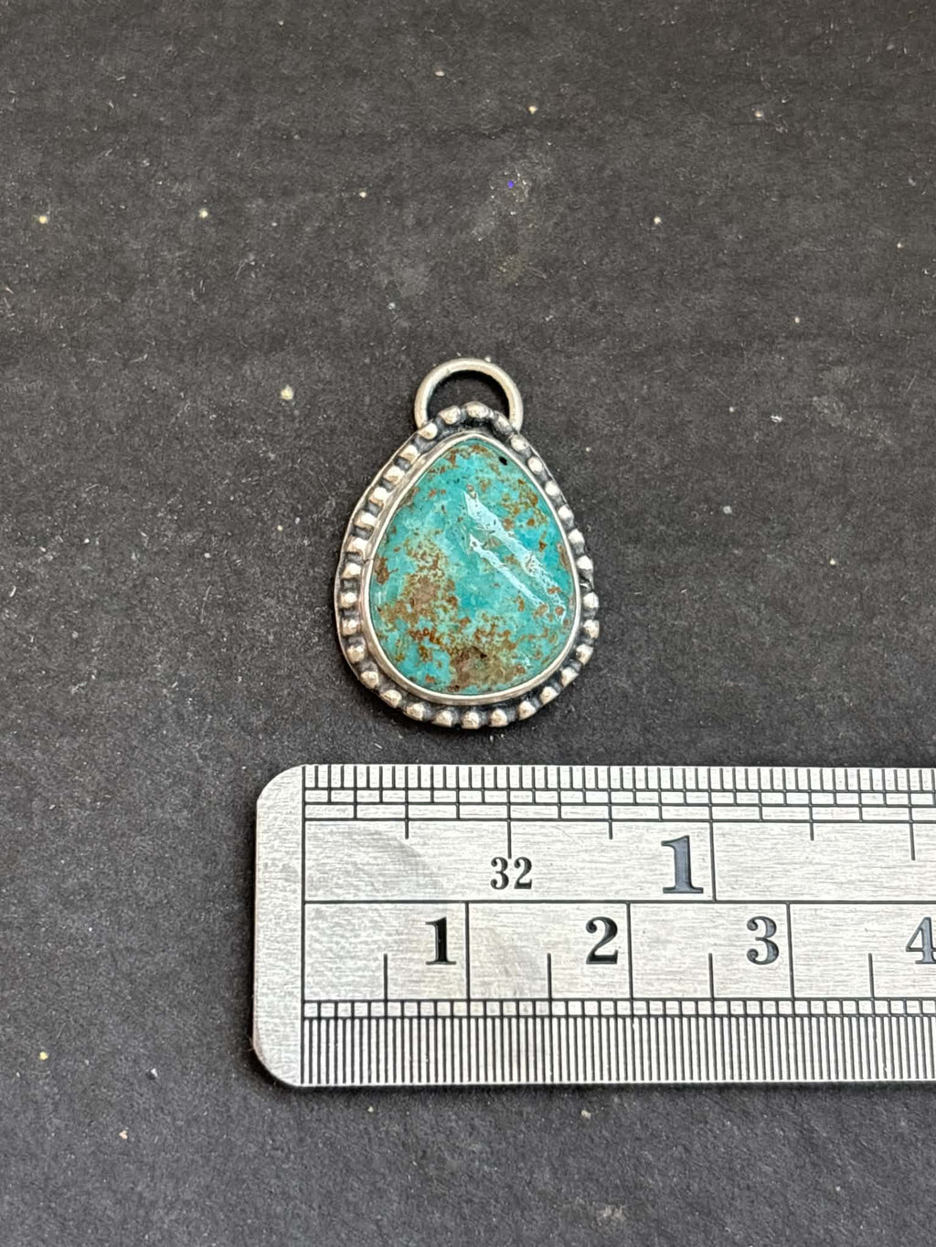 37. Cripple Creek Turquoise Charm