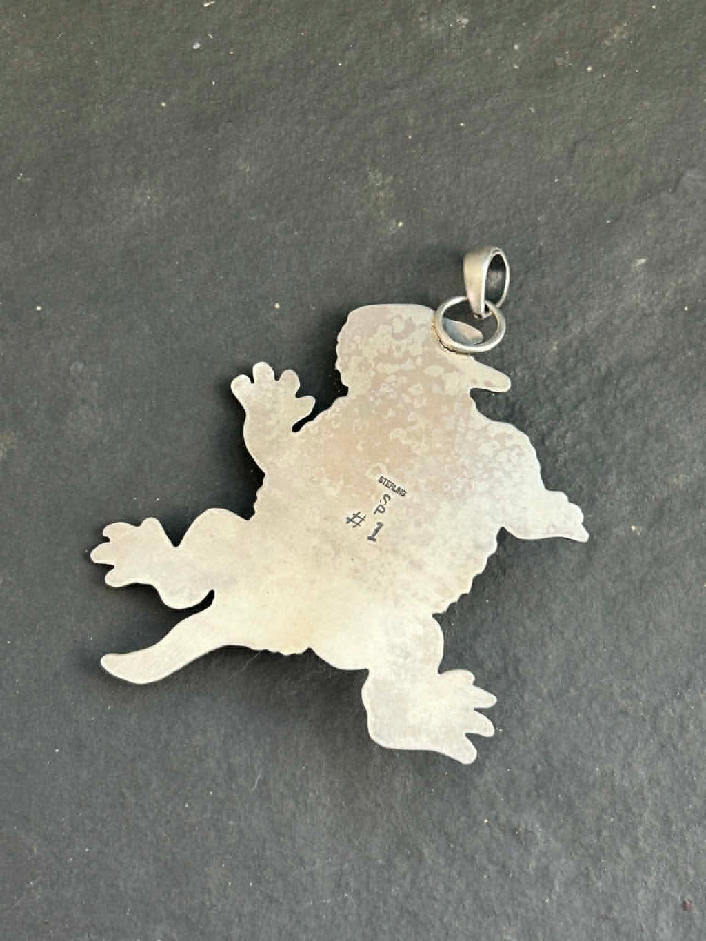 Mr. Prickles Horny Toad Pendant w/#1 Hallmark