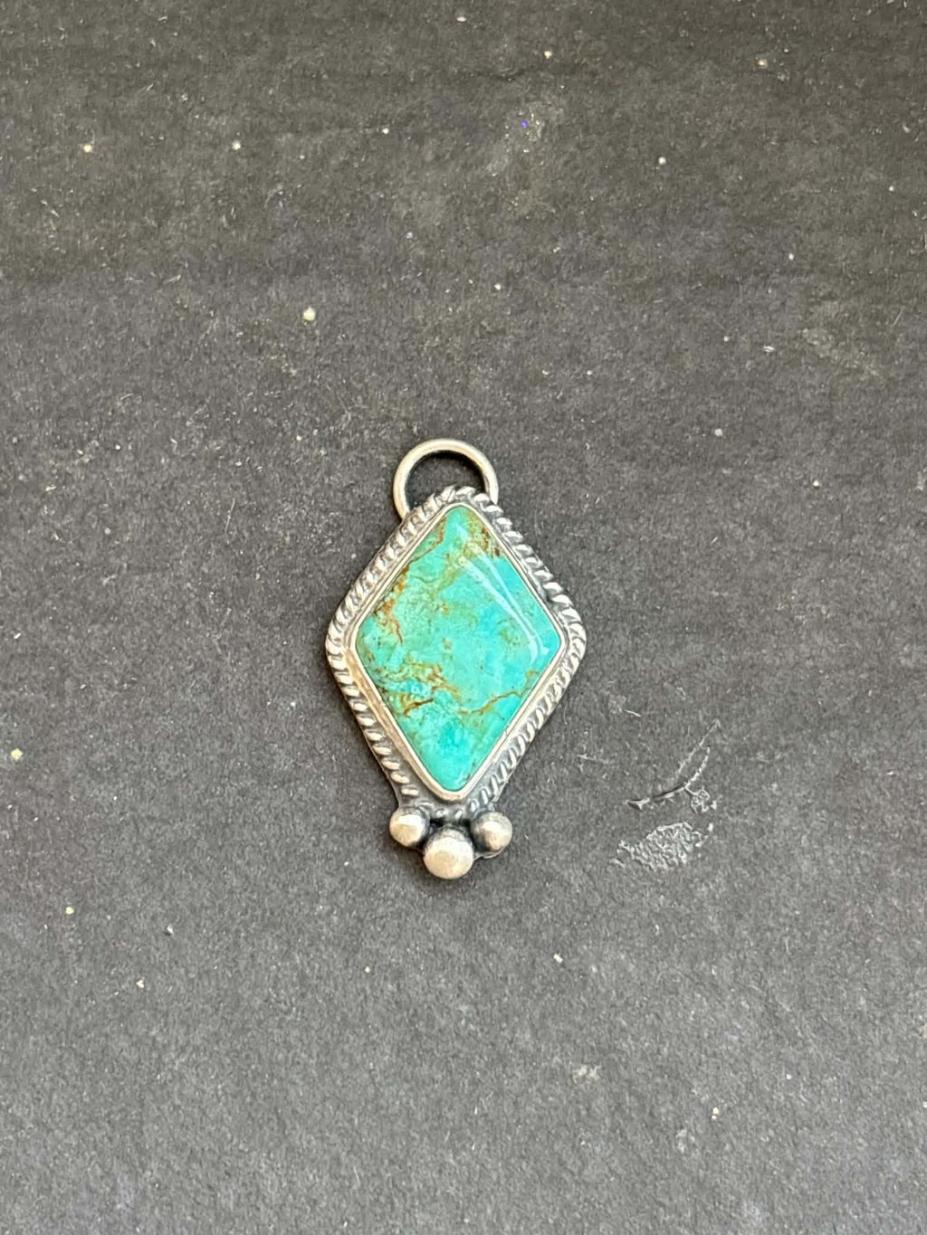 Fox Mine Turquoise Charm