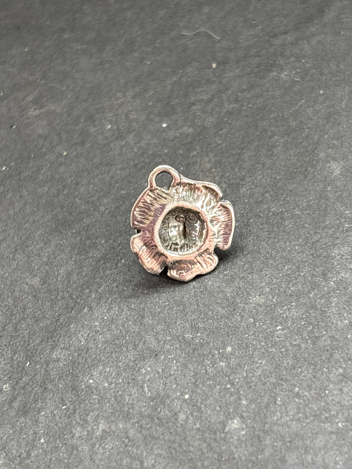 Kingman Turquoise Desert Rose Charm