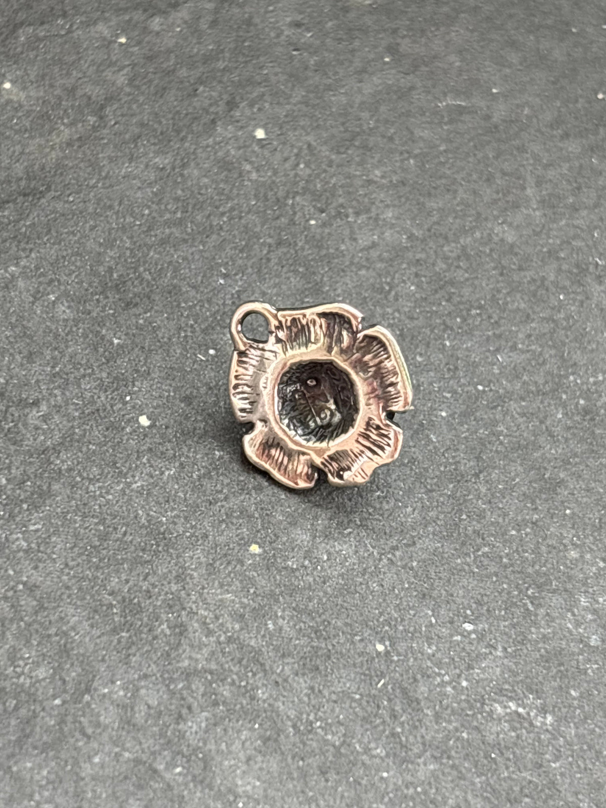 Orange Spiny Oyster Desert Rose Charm