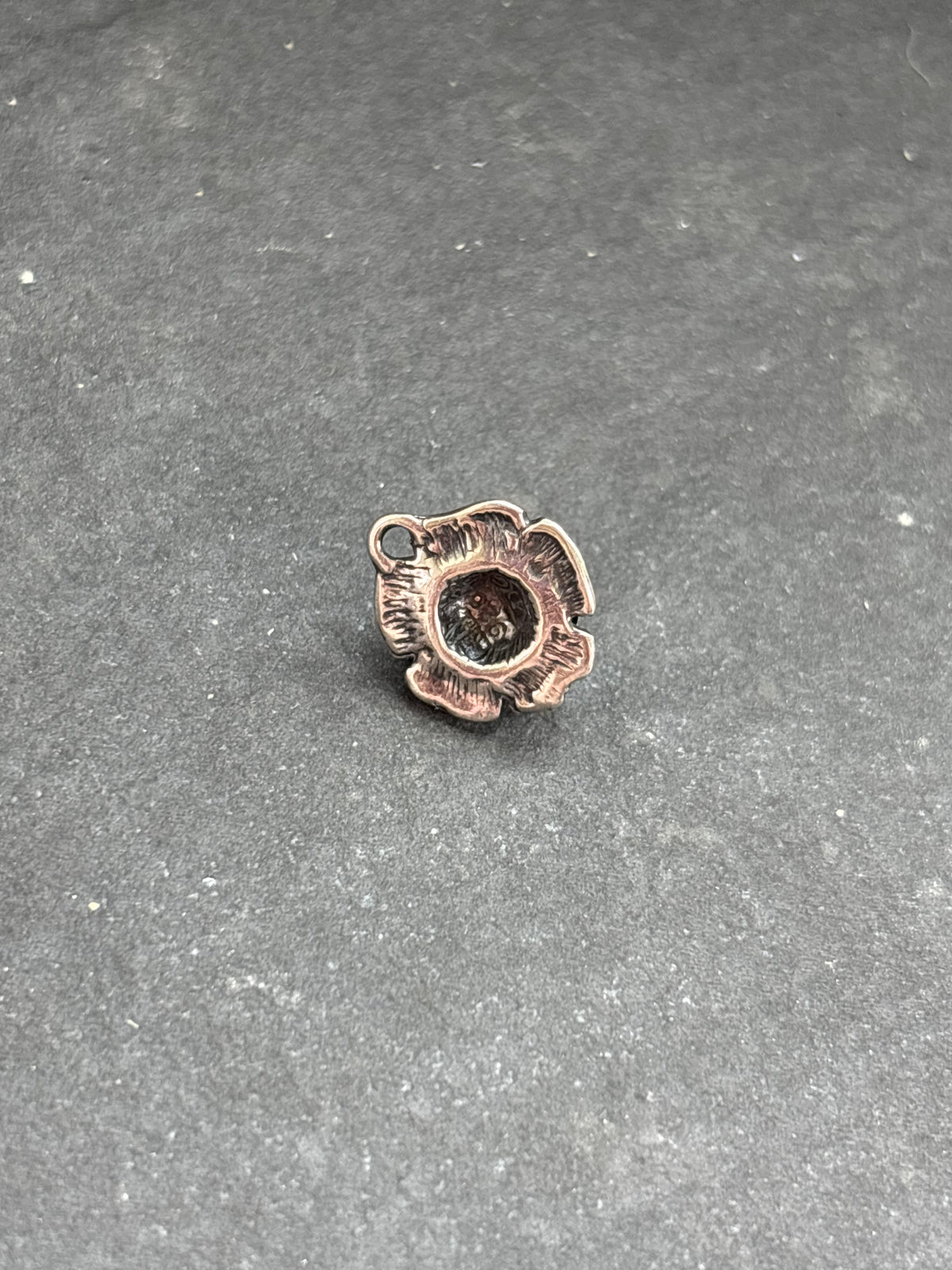 Red Spiny Oyster Desert Rose Charm
