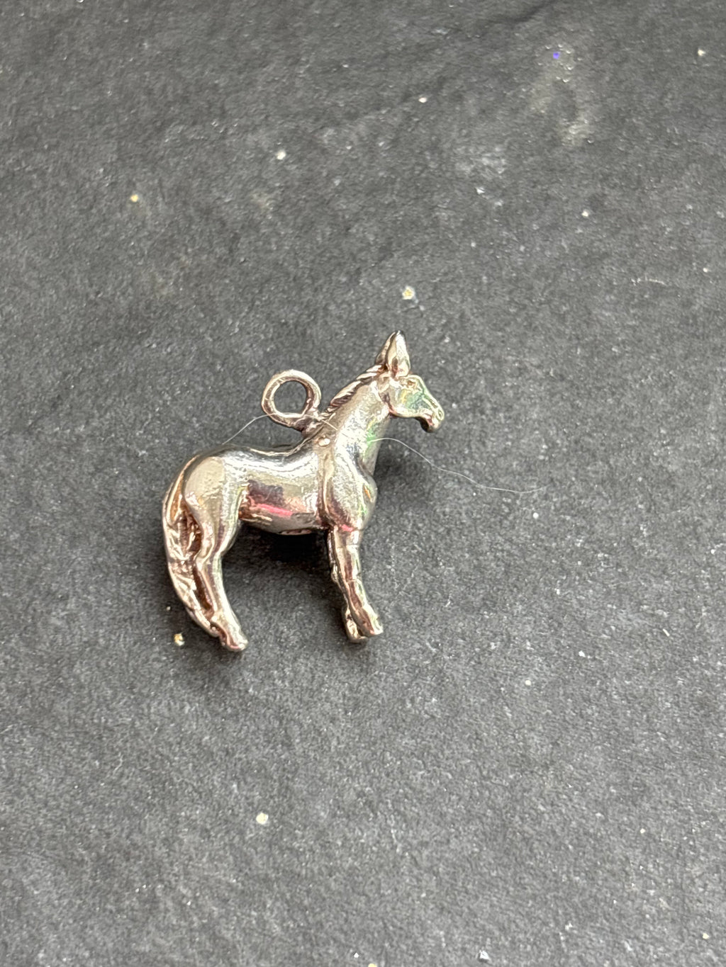 White Buffalo Mule Charm