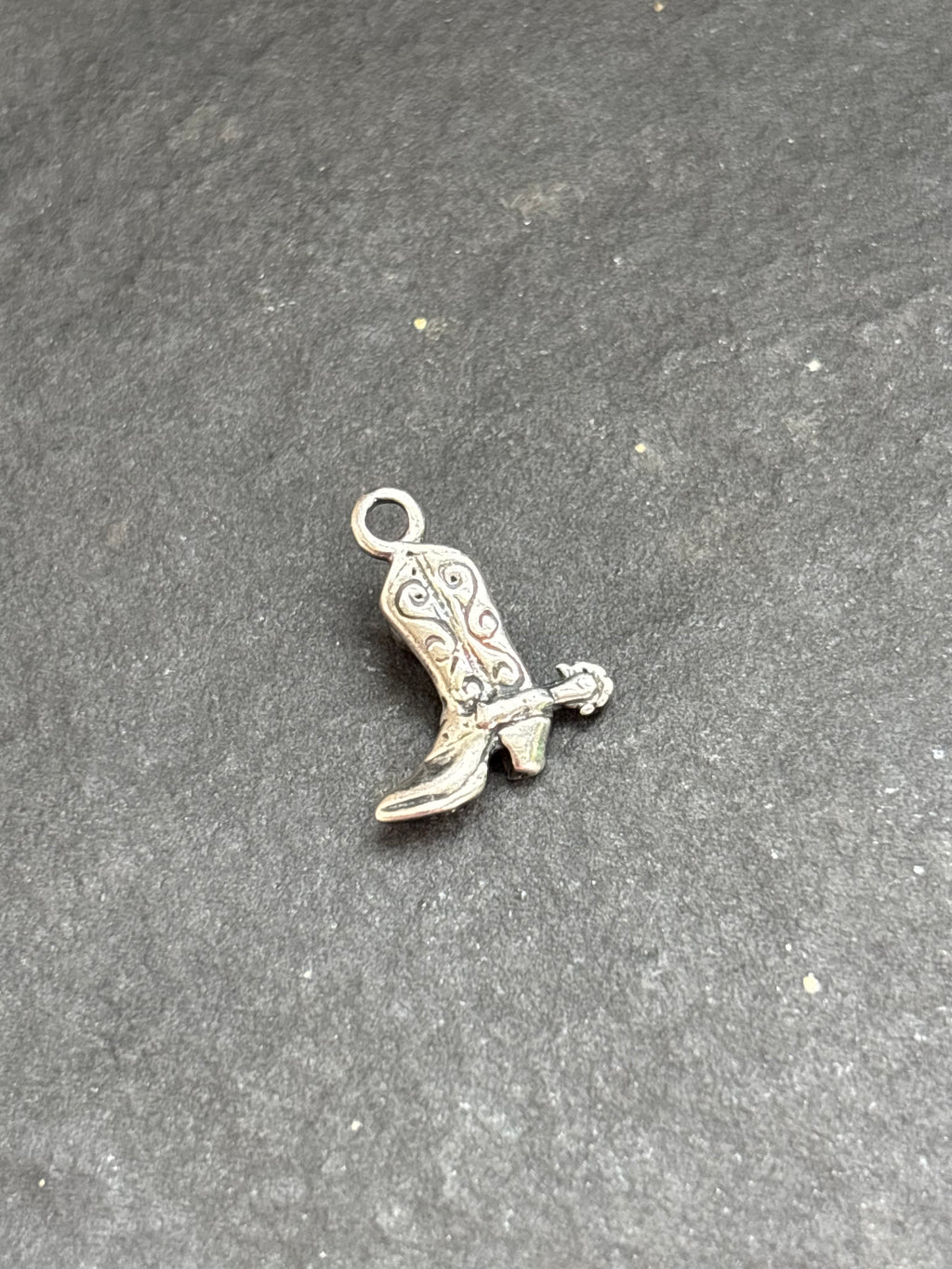 Orange Spiny Oyster Cowboy Boot Charm