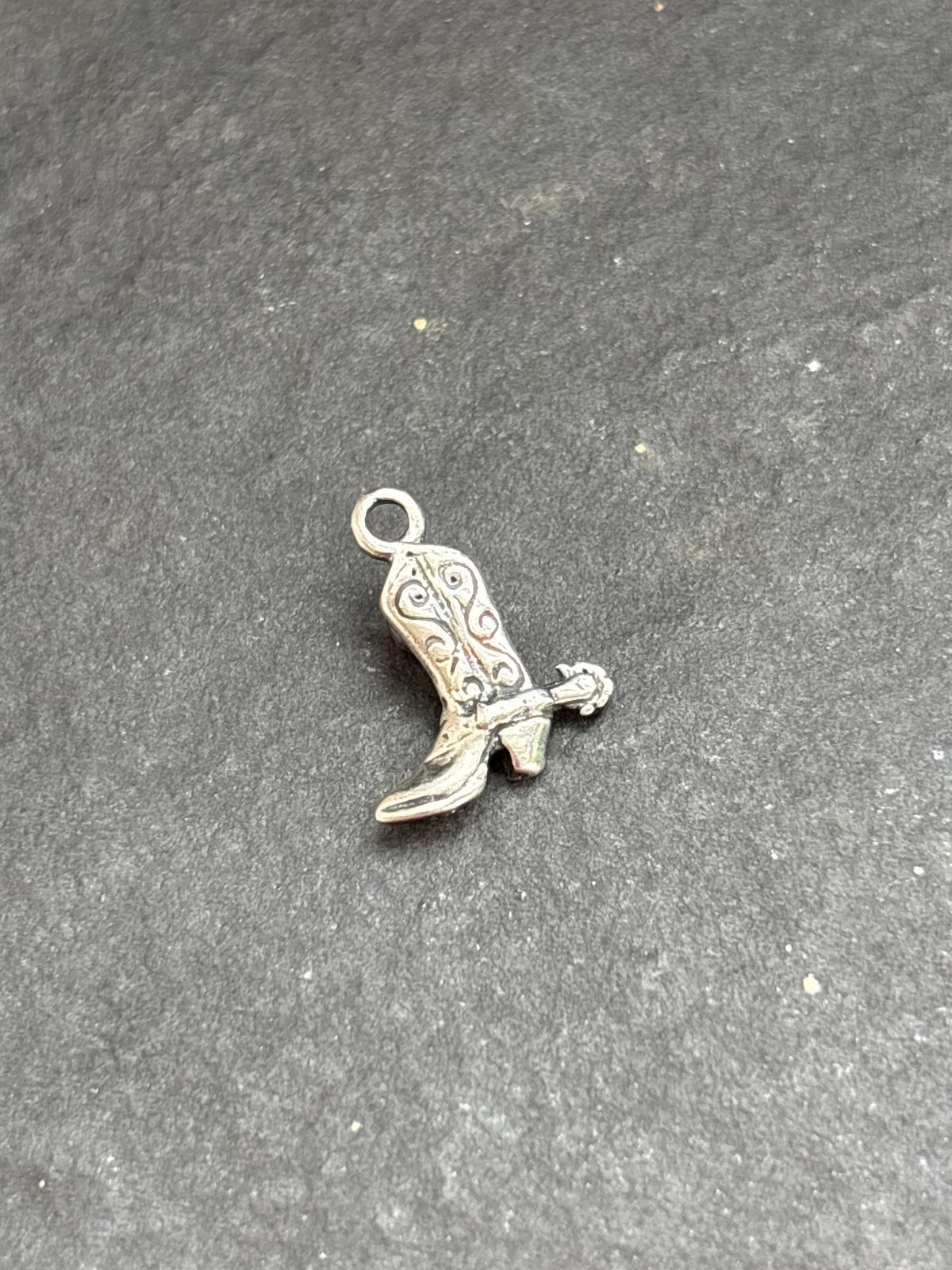 Orange Spiny Oyster Cowboy Boot Charm