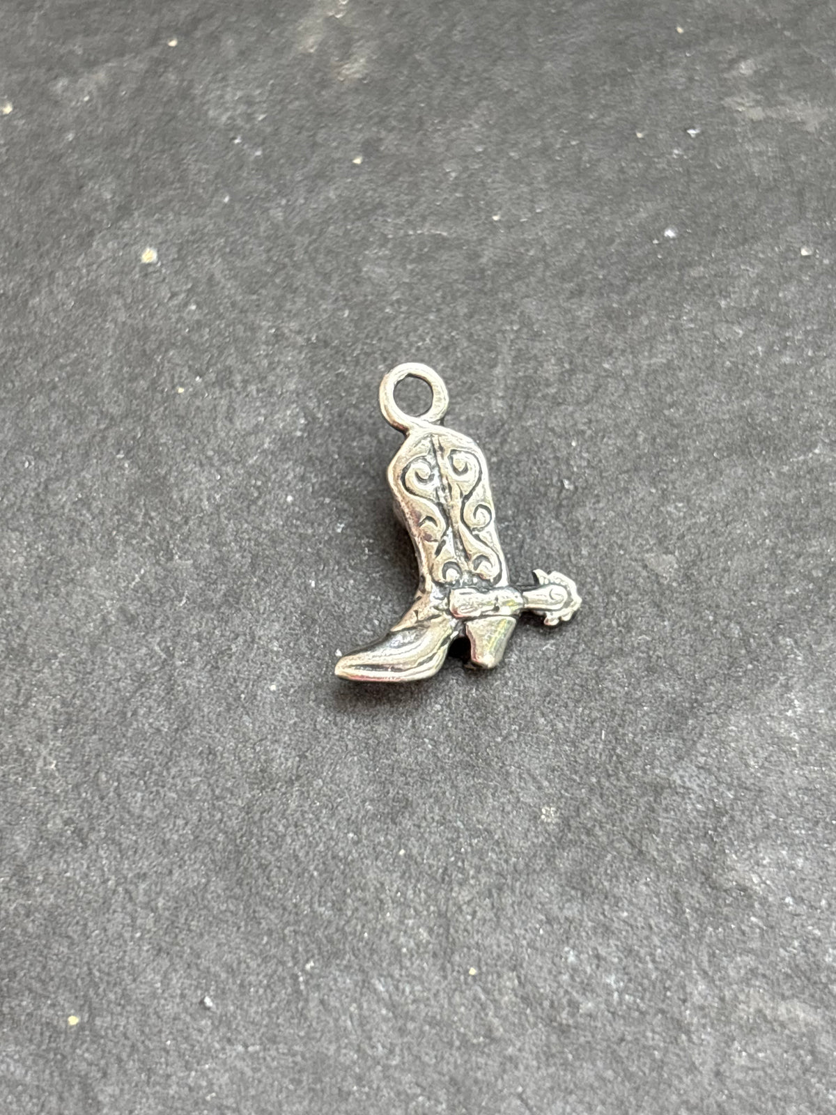 Red Spiny Oyster Cowboy Boot Charm