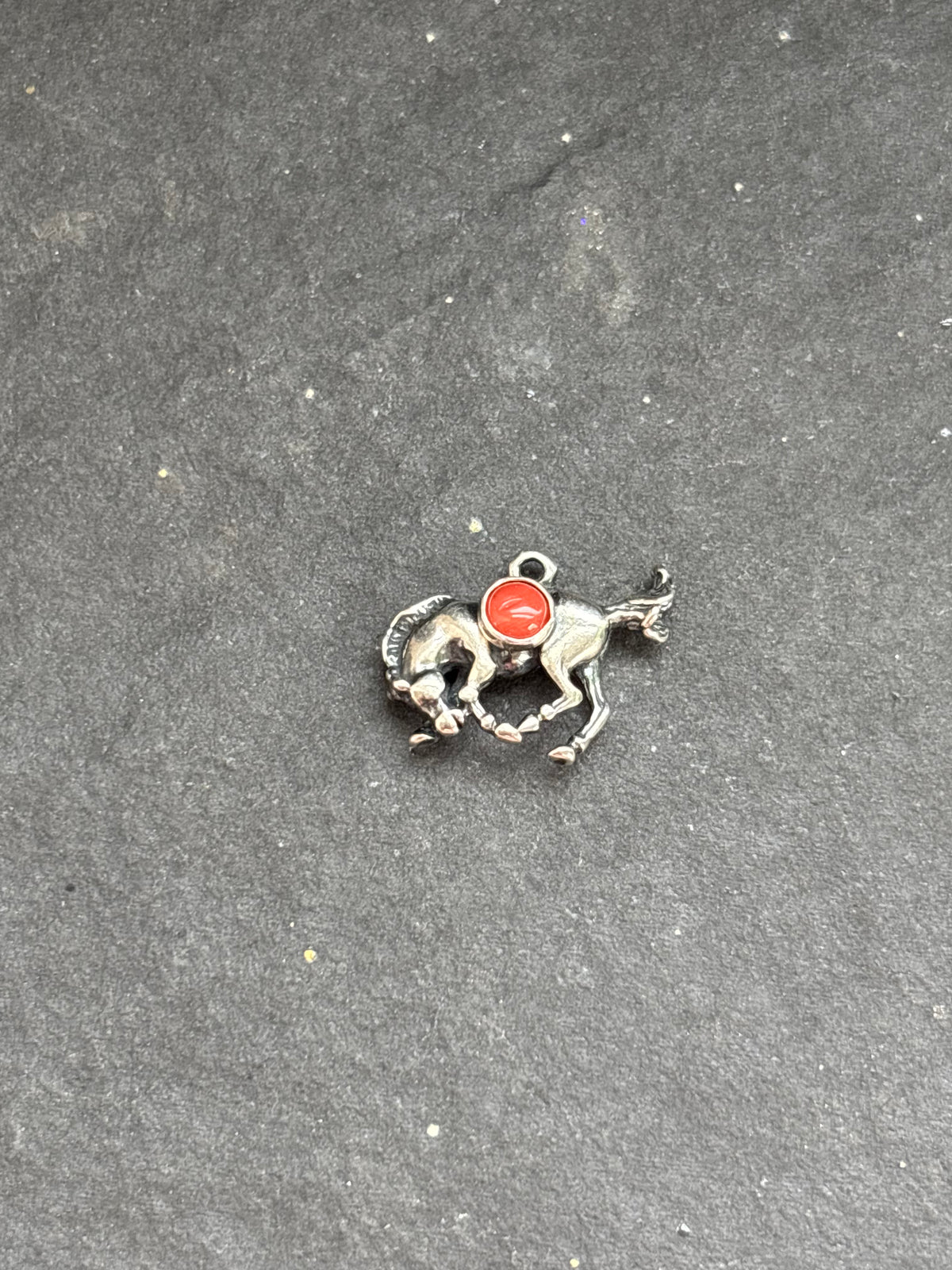 Red Spiny Oyster Bucking Bronco Charm