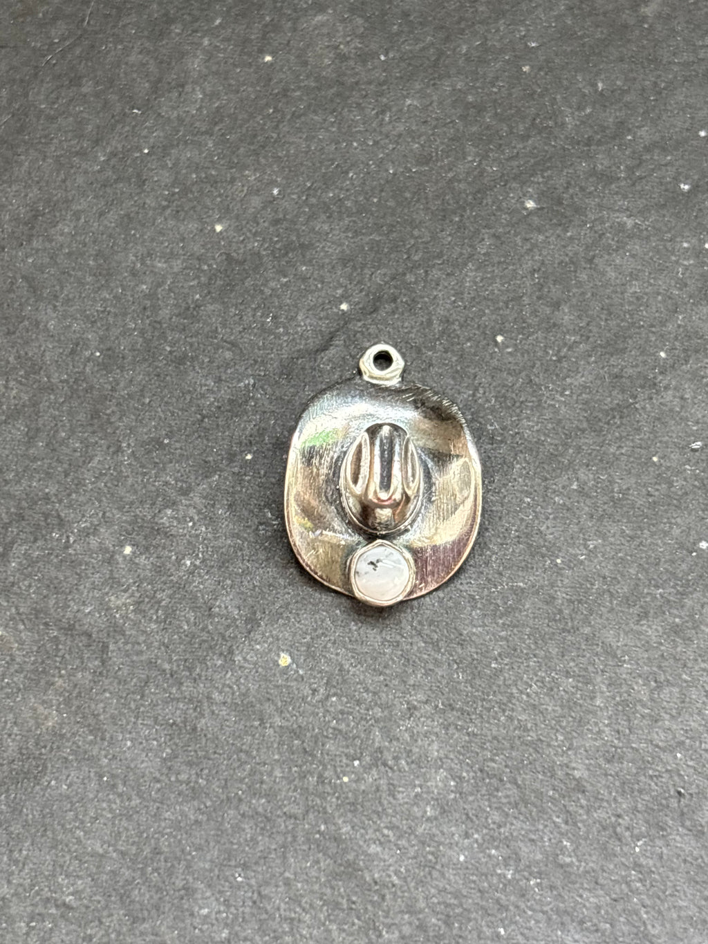 White Buffalo Cowboy Hat Charm