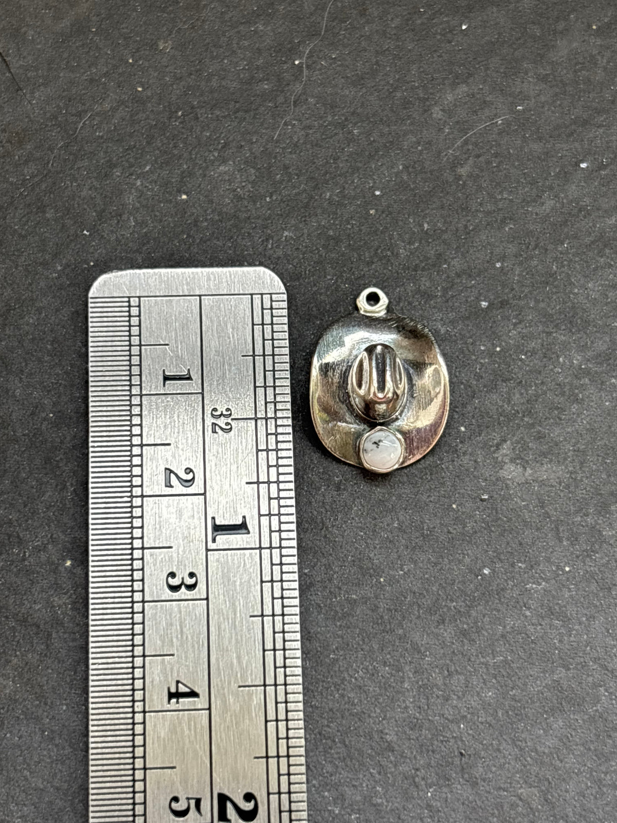 White Buffalo Cowboy Hat Charm