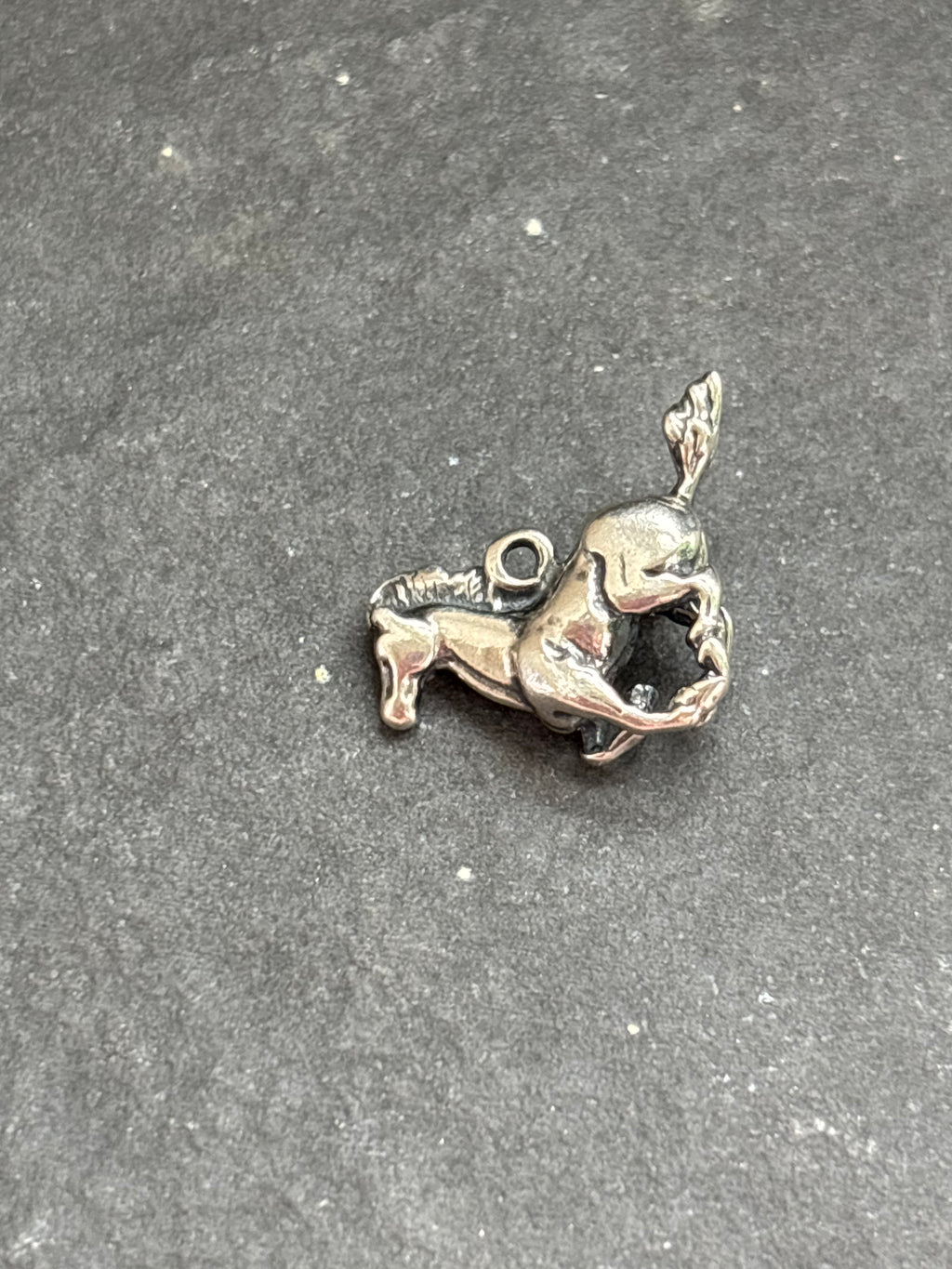 Kingman Turquoise Galloping Horse Charm