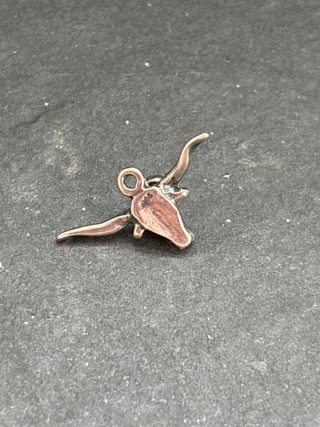 Orange Spiny Oyster Longhorn Charm