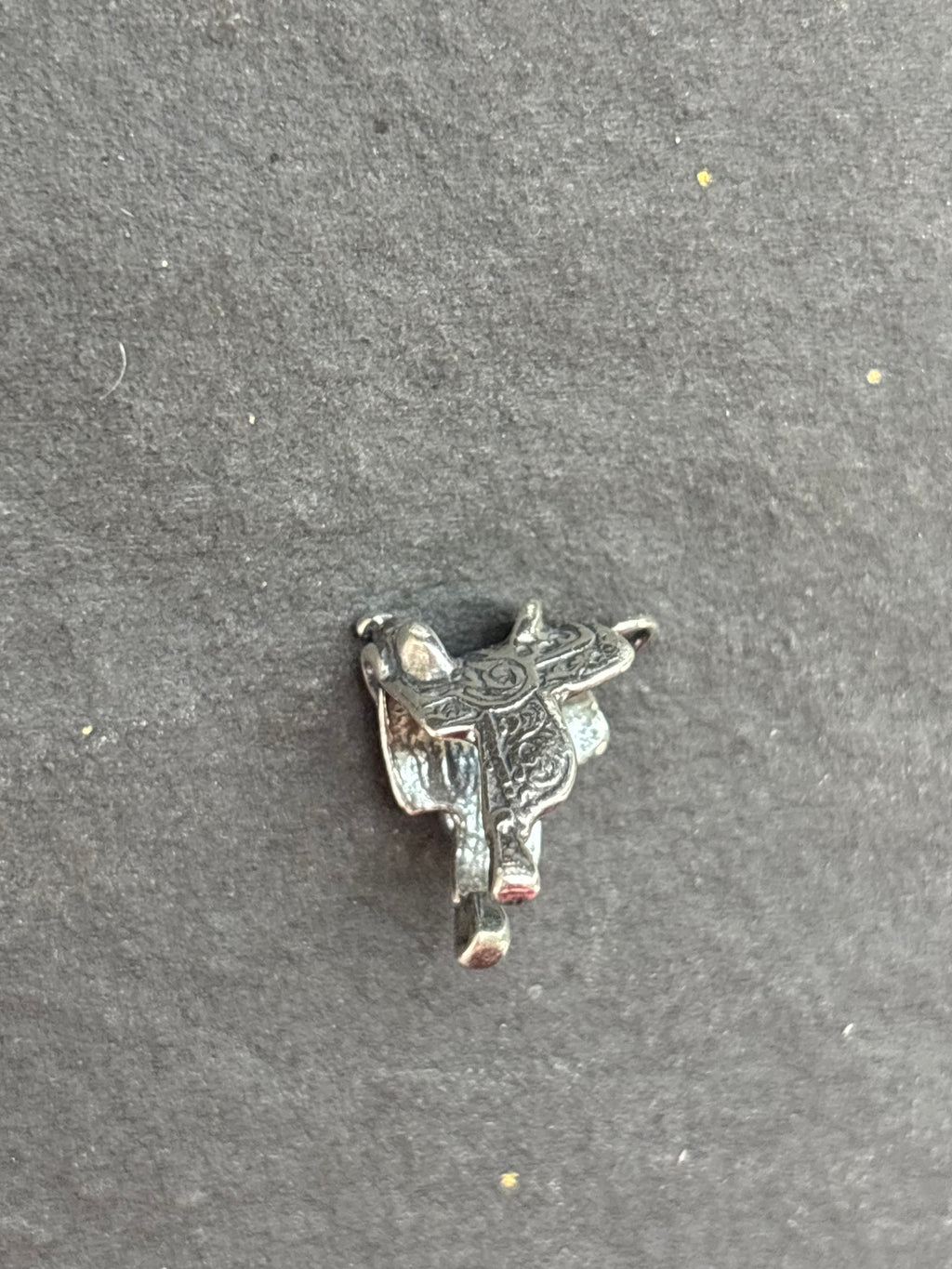 Kingman Turquoise Western Saddle Charm