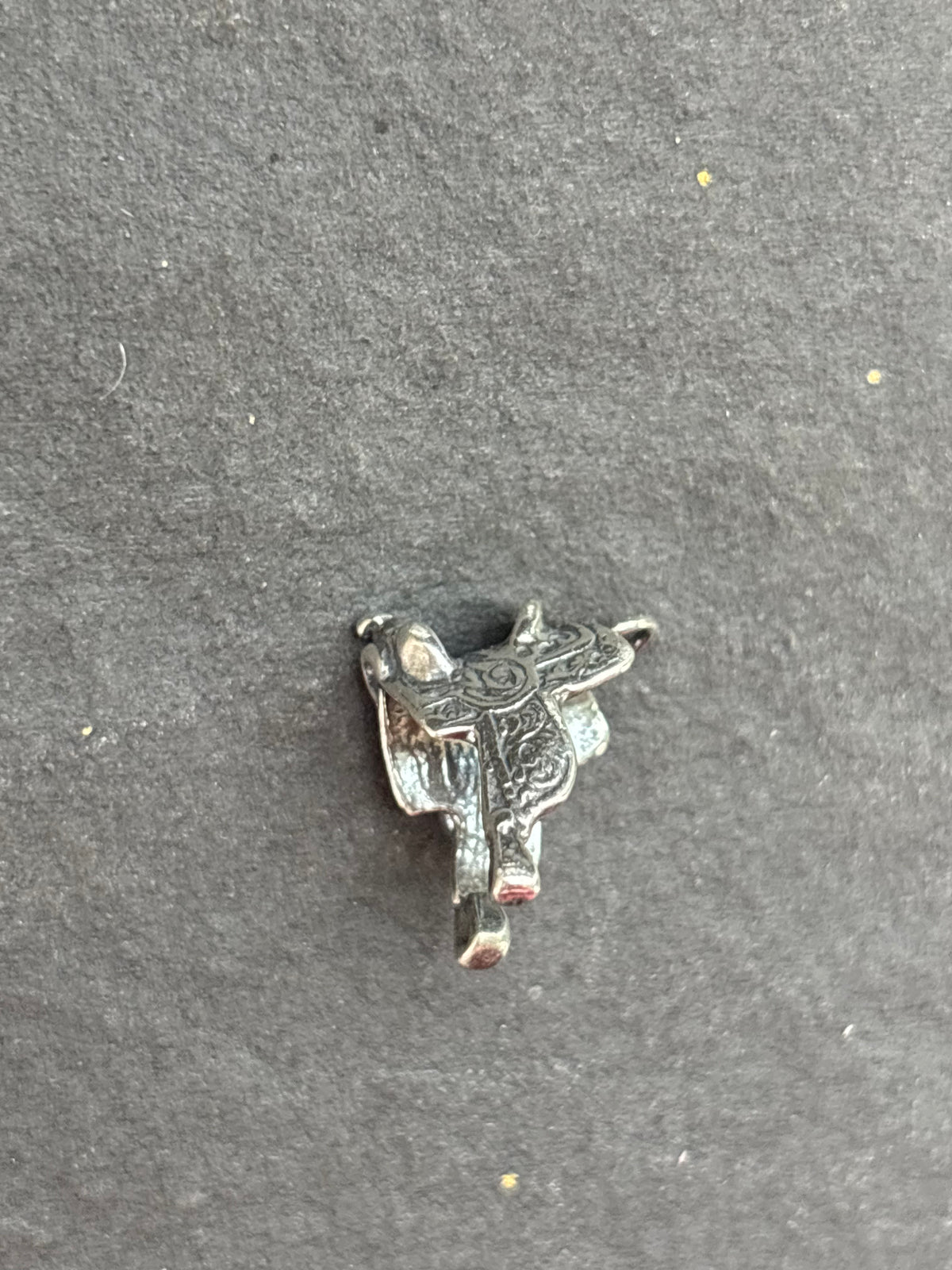 Kingman Turquoise Western Saddle Charm