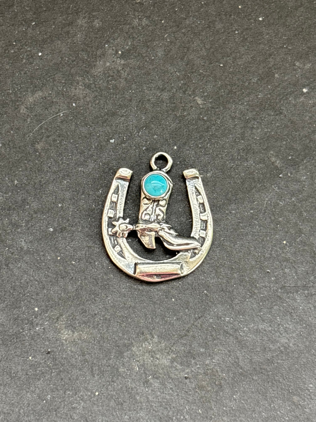 Kingman Turquoise Lucky Cowgirl Charm