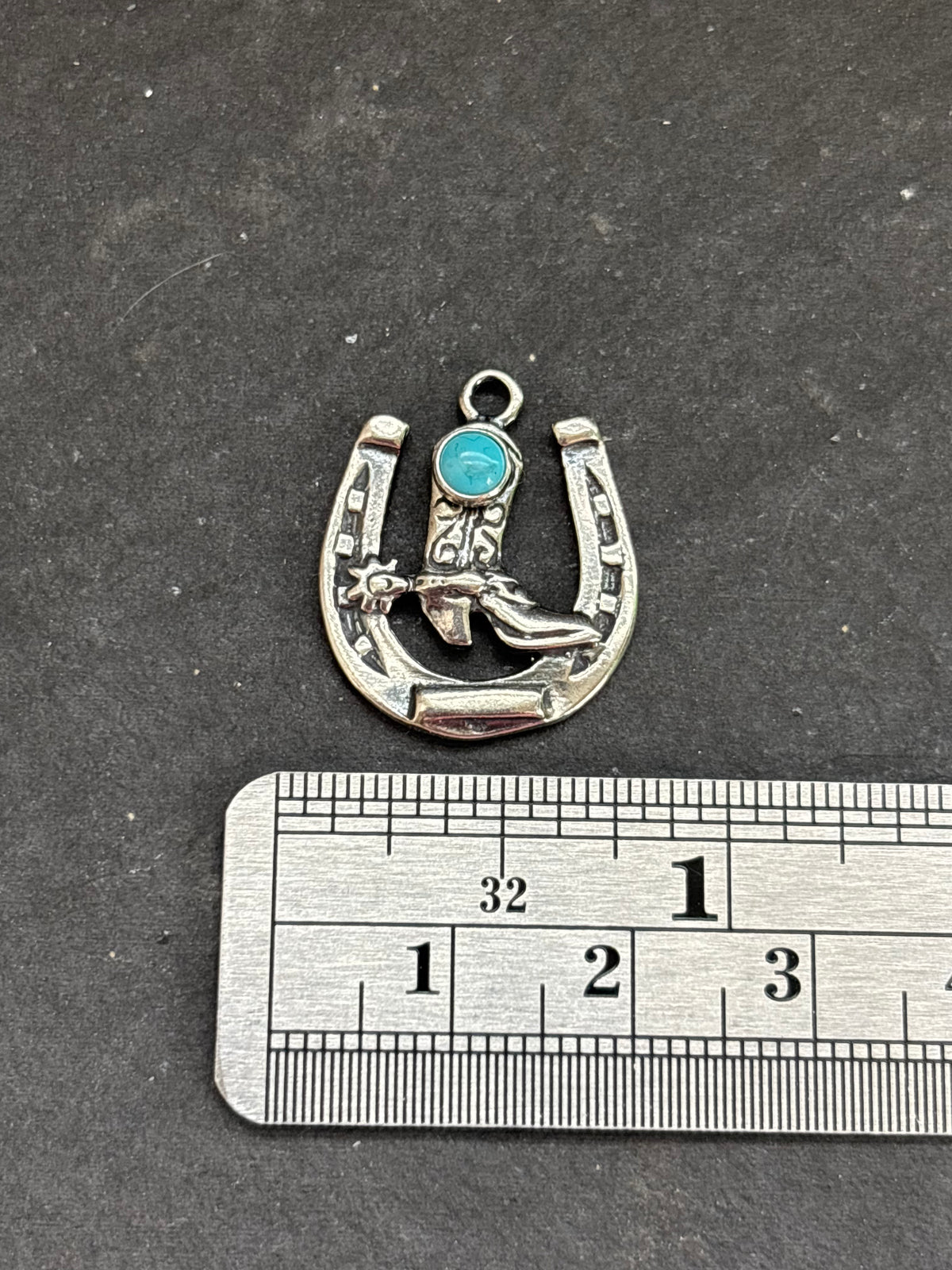 Kingman Turquoise Lucky Cowgirl Charm