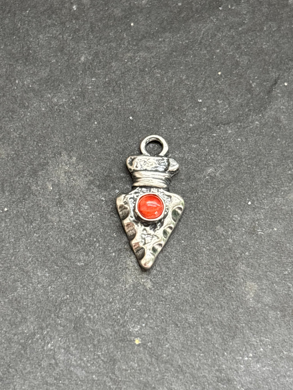 Red Spiny Oyster Arrowhead Charm