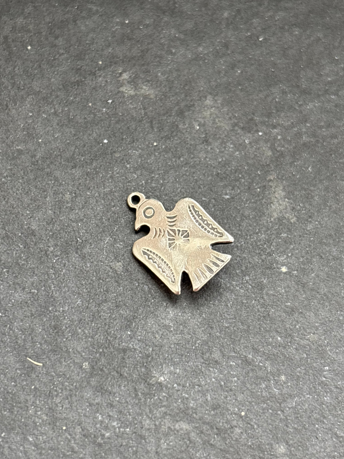 Orange Spiny Oyster Storyteller Thunderbird Charm