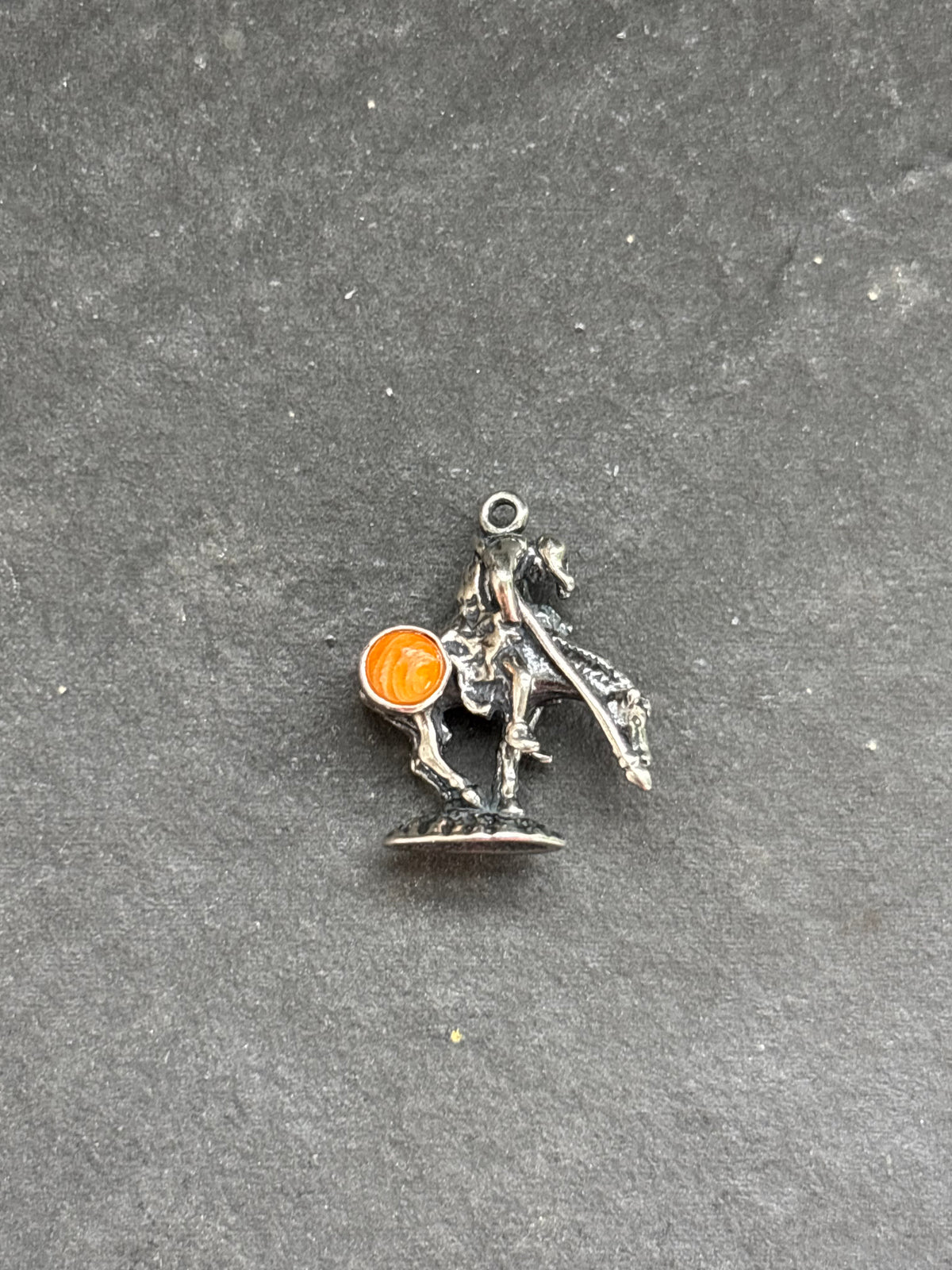 Orange Spiny Oyster End of Trail Charm