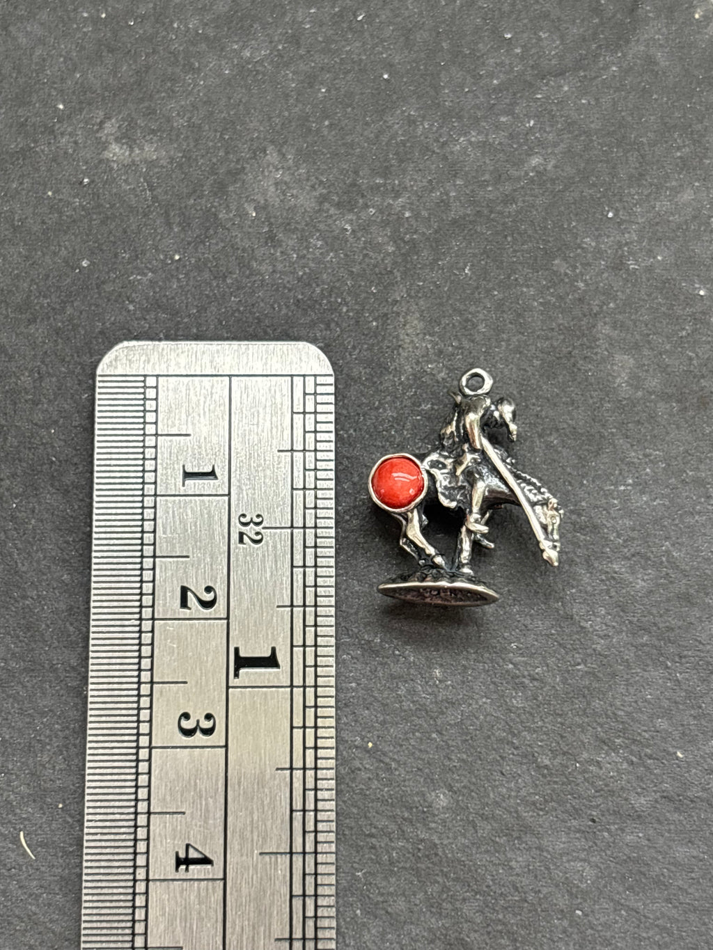 Red Spiny Oyster End of Trail Charm