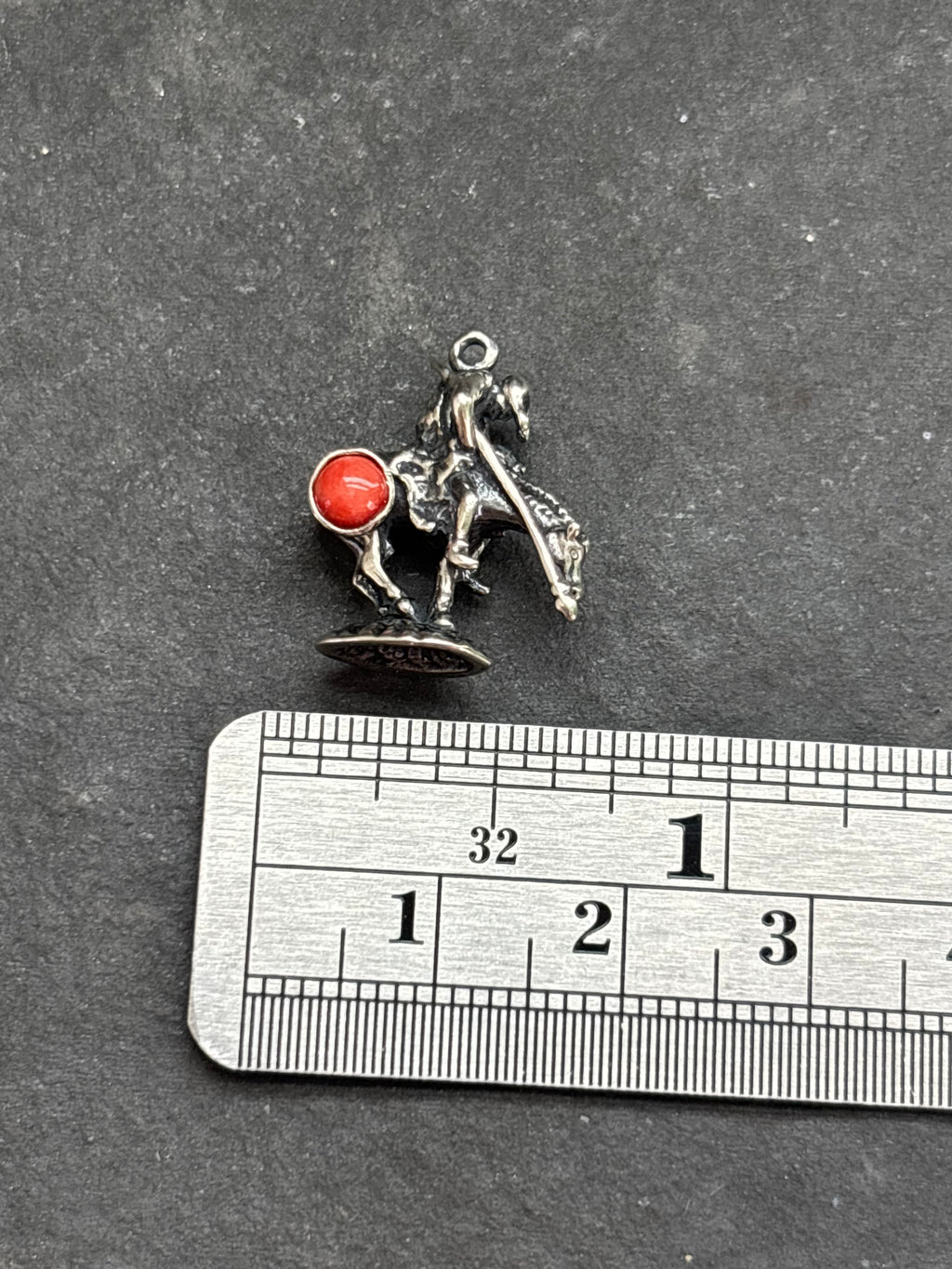Red Spiny Oyster End of Trail Charm